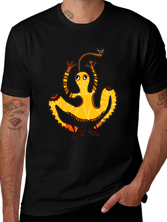 Funky Frog Graphic Black T-Shirt
