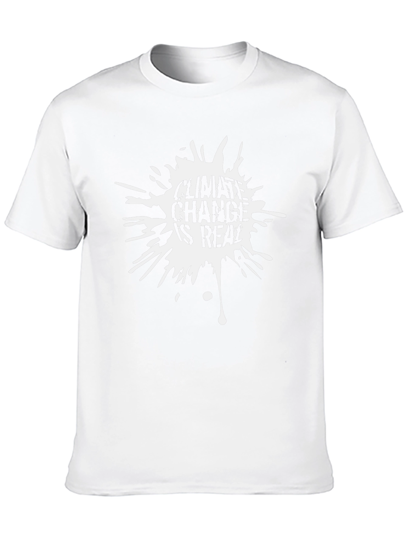 Climate Change Is Real Black T-Shirt