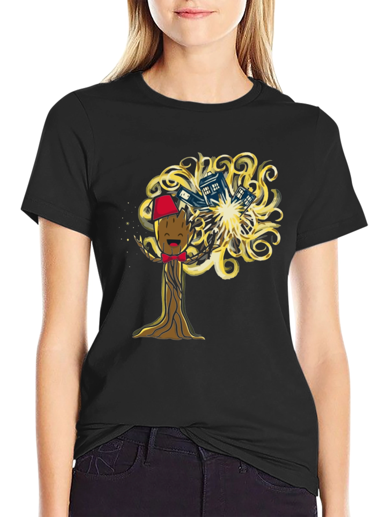 Dr Who Groot Mashup T-Shirt