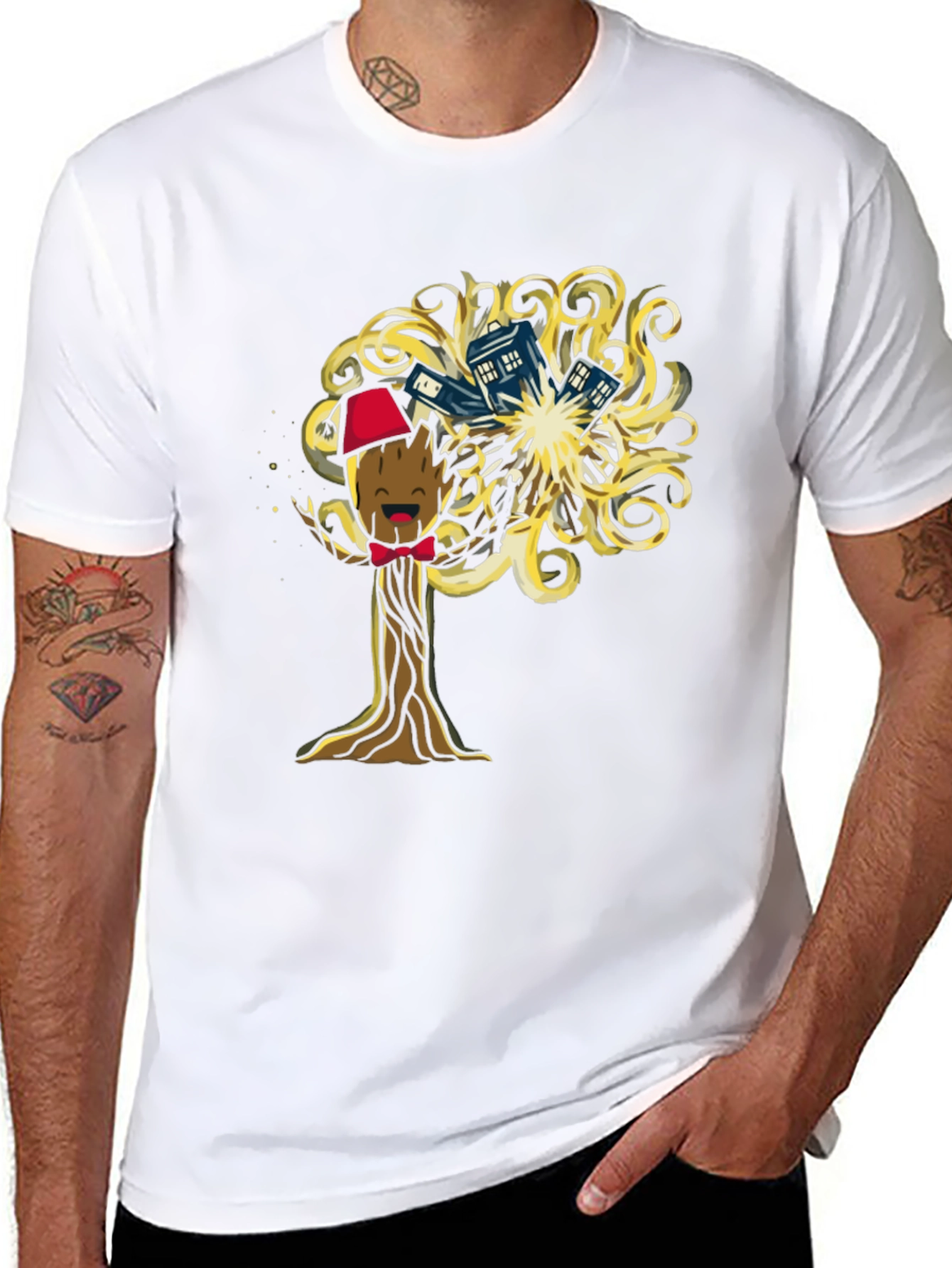 Dr Who Groot Mashup T-Shirt