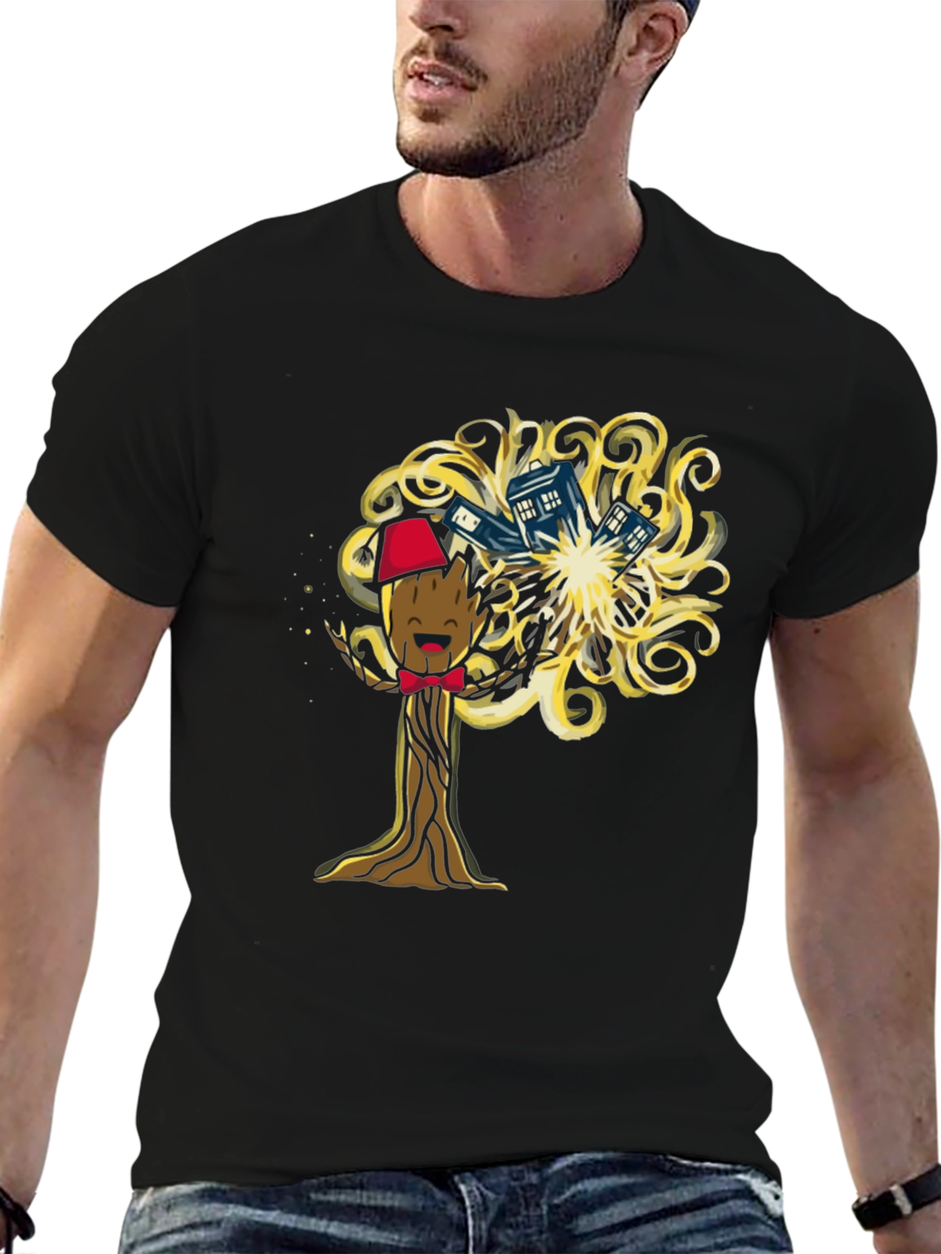 Dr Who Groot Mashup T-Shirt