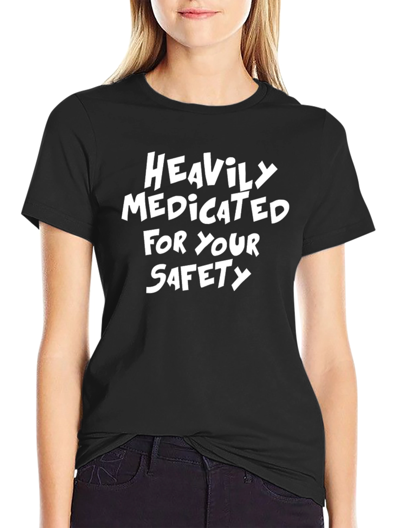 Heavily Medicated T-Shirt - Funny Slogan Tee
