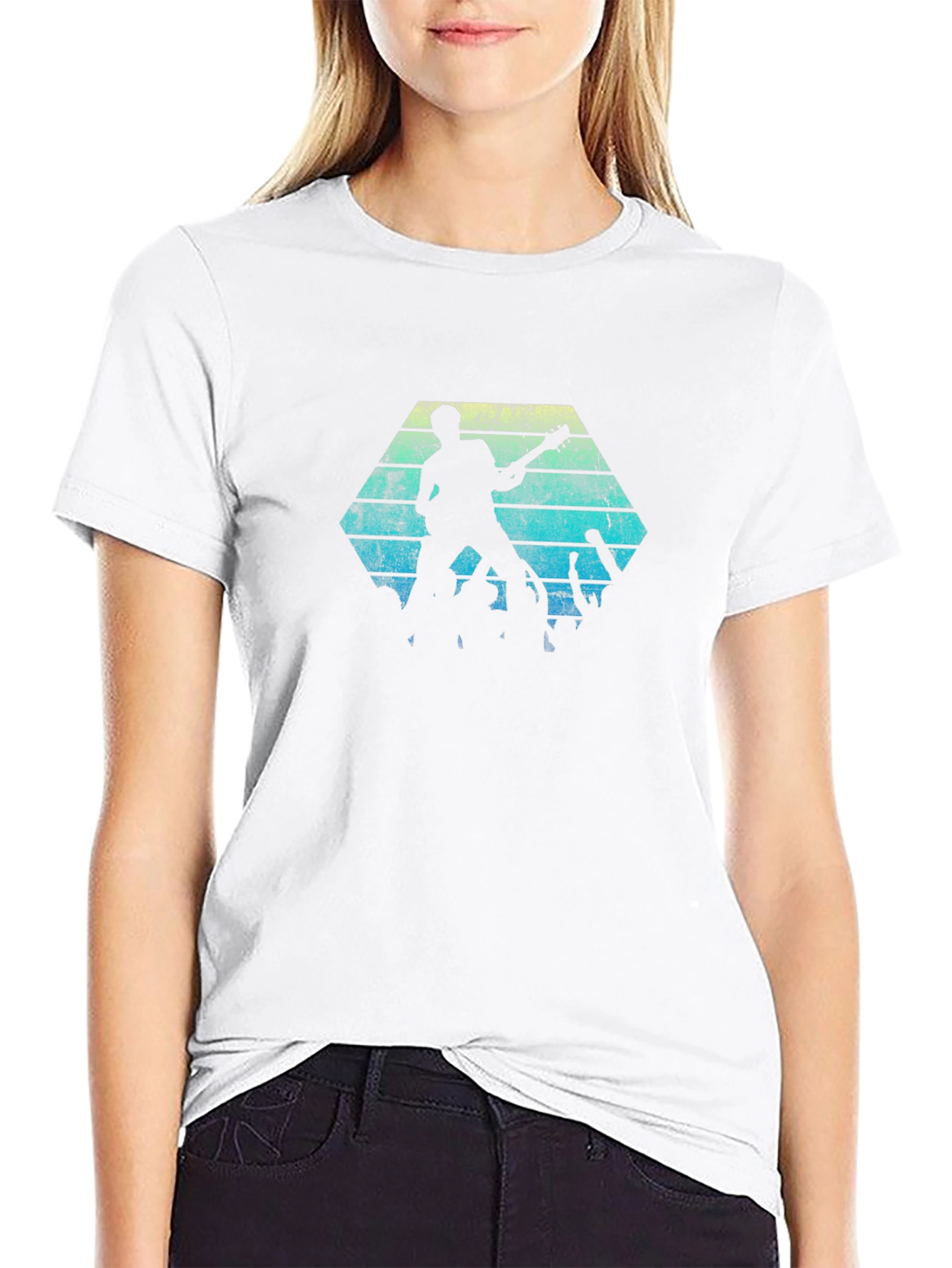 Retro Rock Concert Graphic T-Shirt