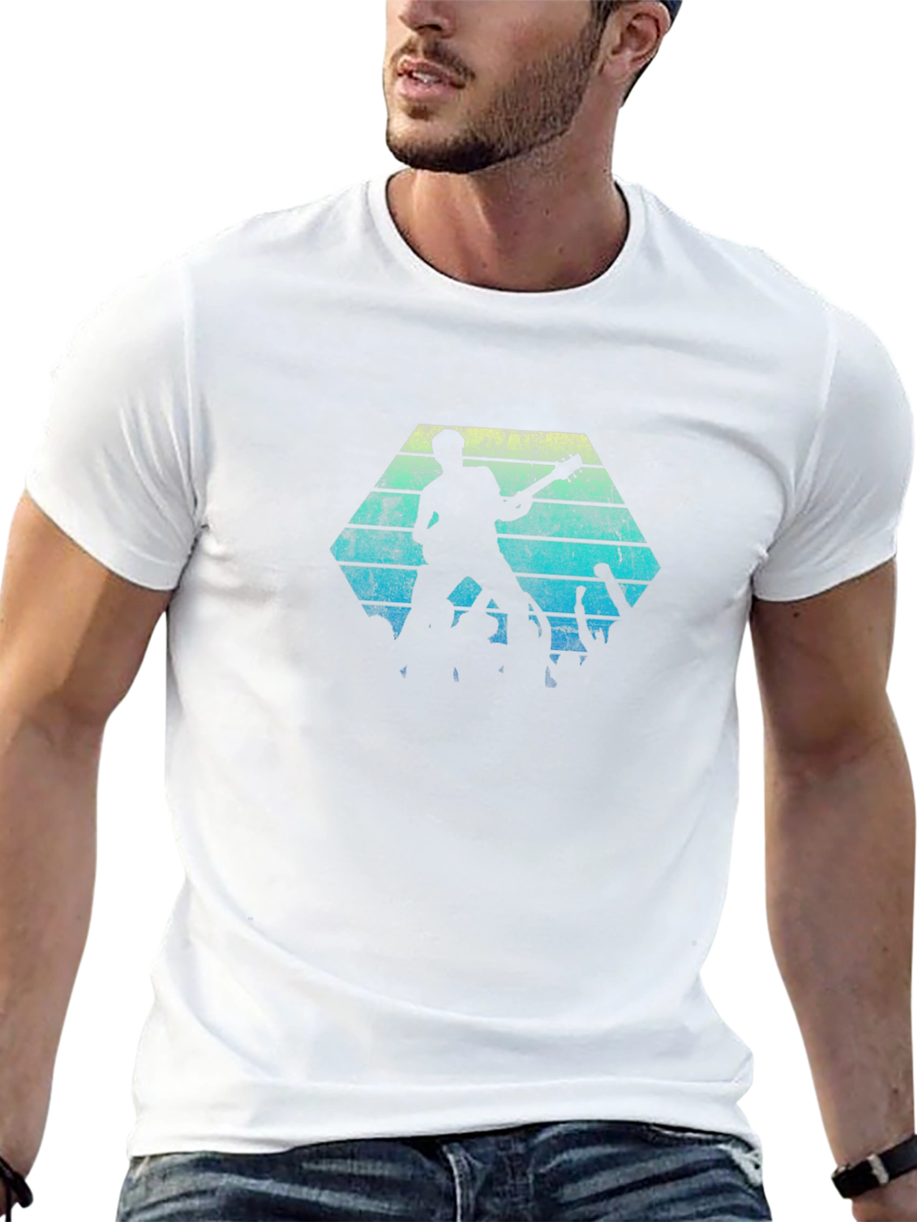 Retro Rock Concert Graphic T-Shirt