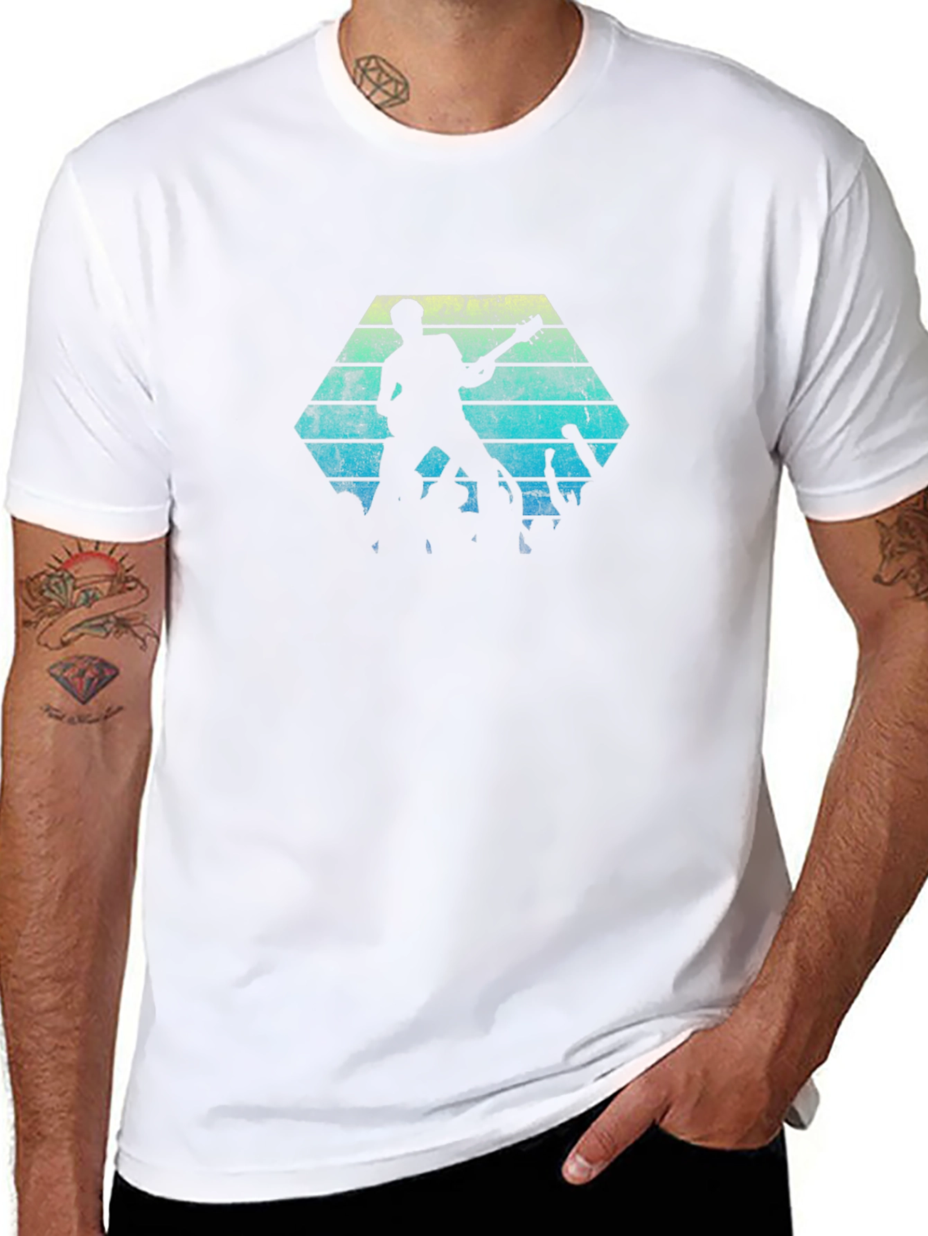 Retro Rock Concert Graphic T-Shirt