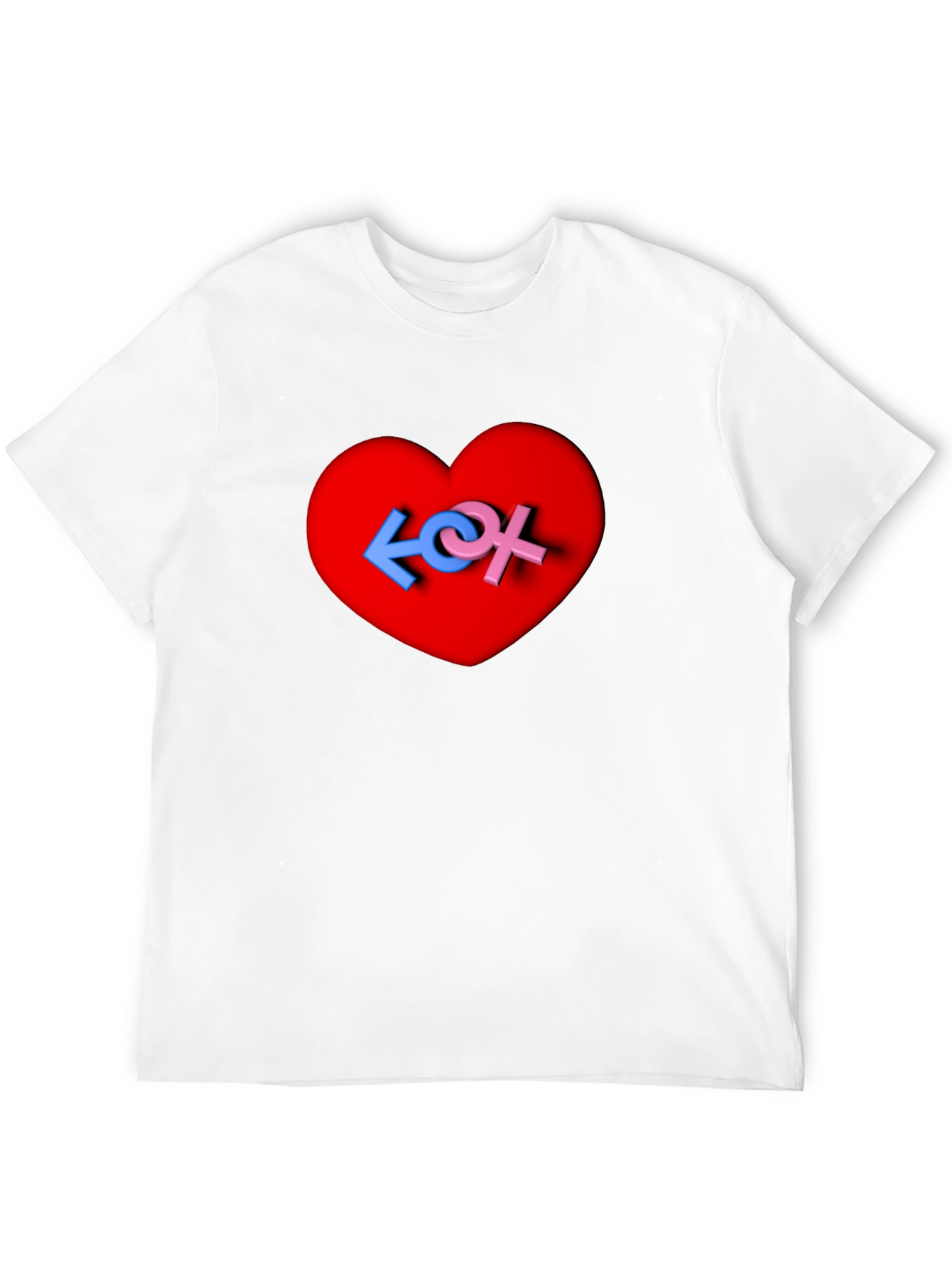 Love Symbol Heart Graphic Tee