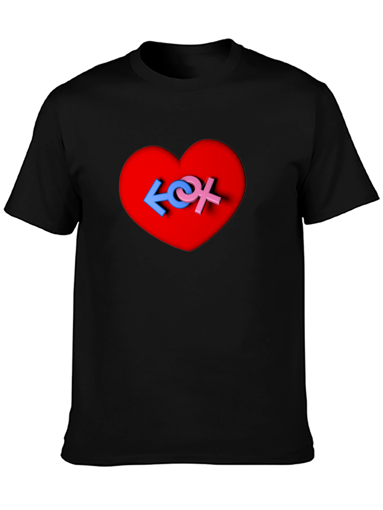 Love Symbol Heart Graphic Tee
