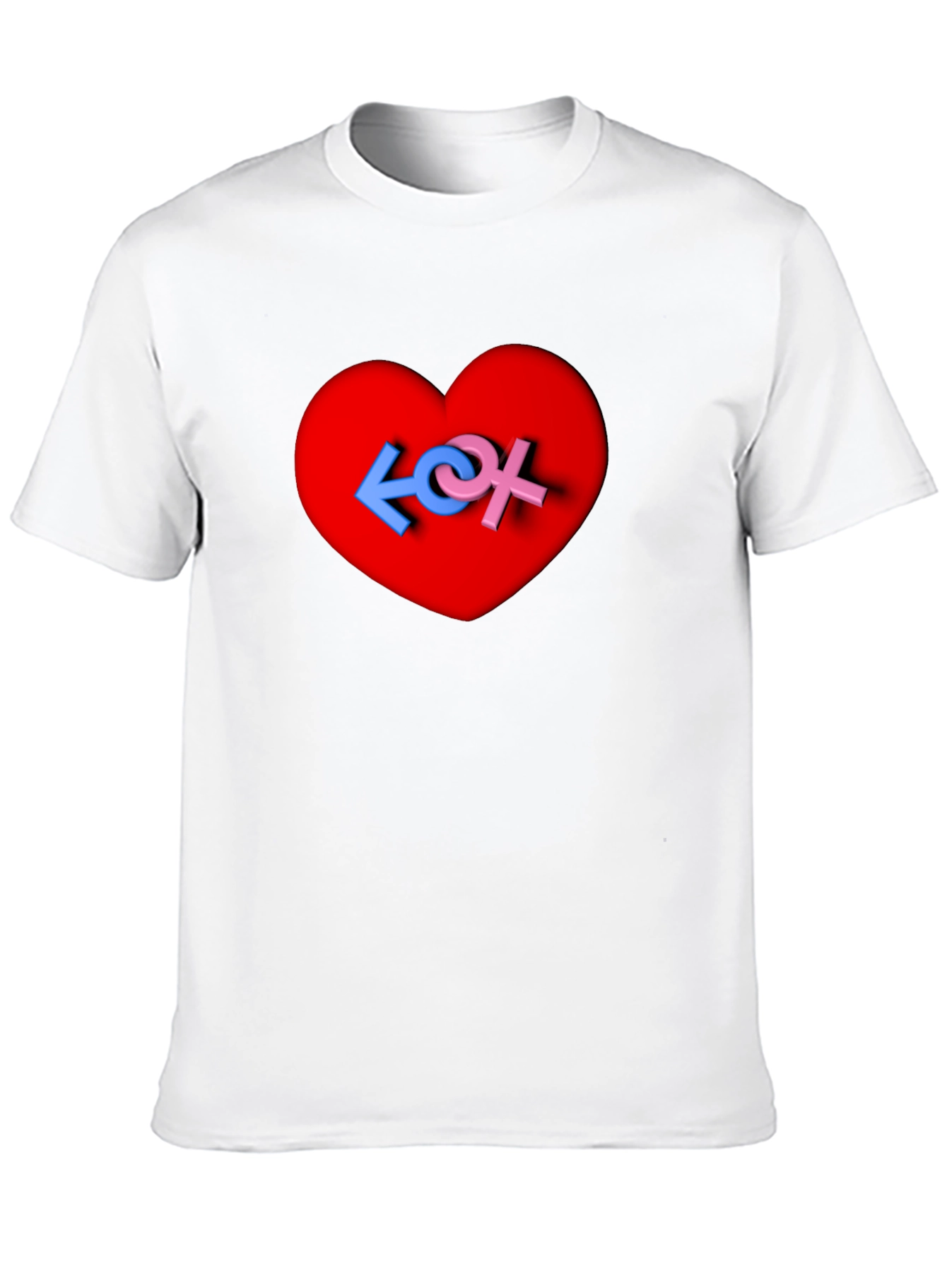 Love Symbol Heart Graphic Tee