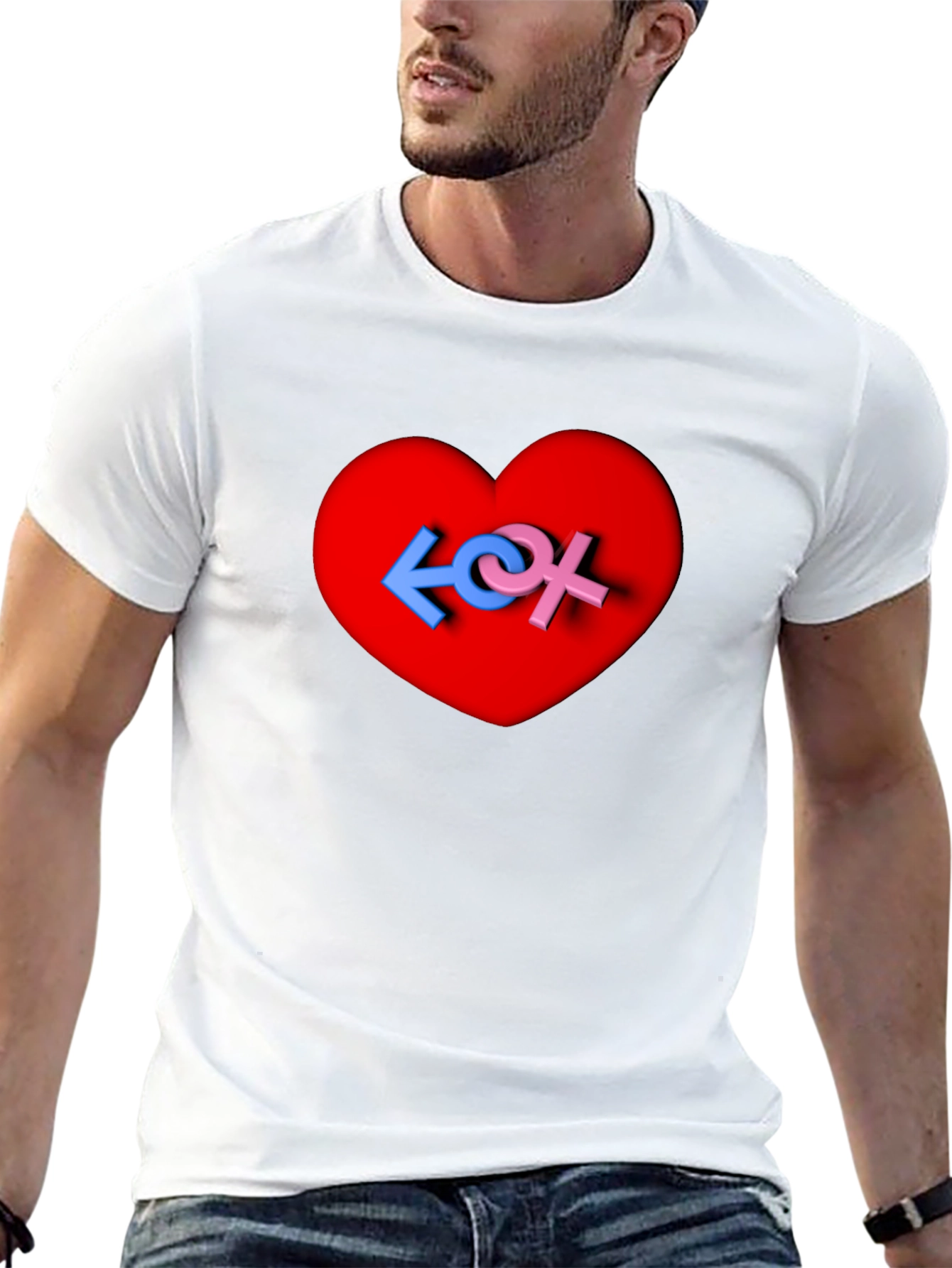 Love Symbol Heart Graphic Tee
