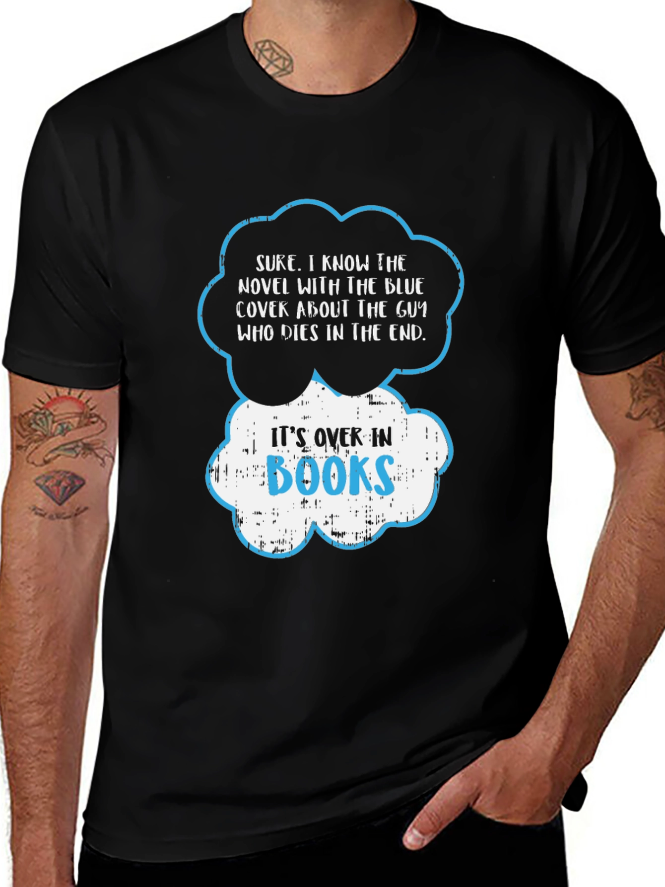 Funny Book Lover T-Shirt Novelty Gift