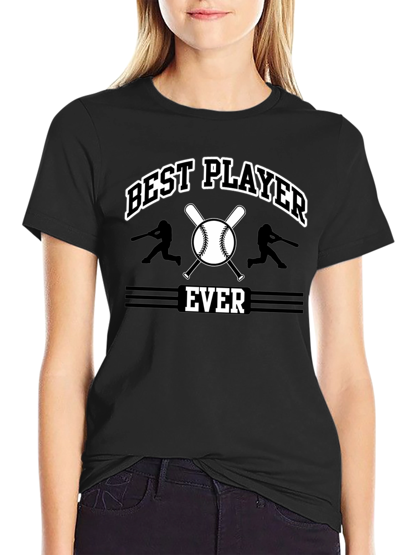 Best Player Ever Baseball Graphic T-Shirt