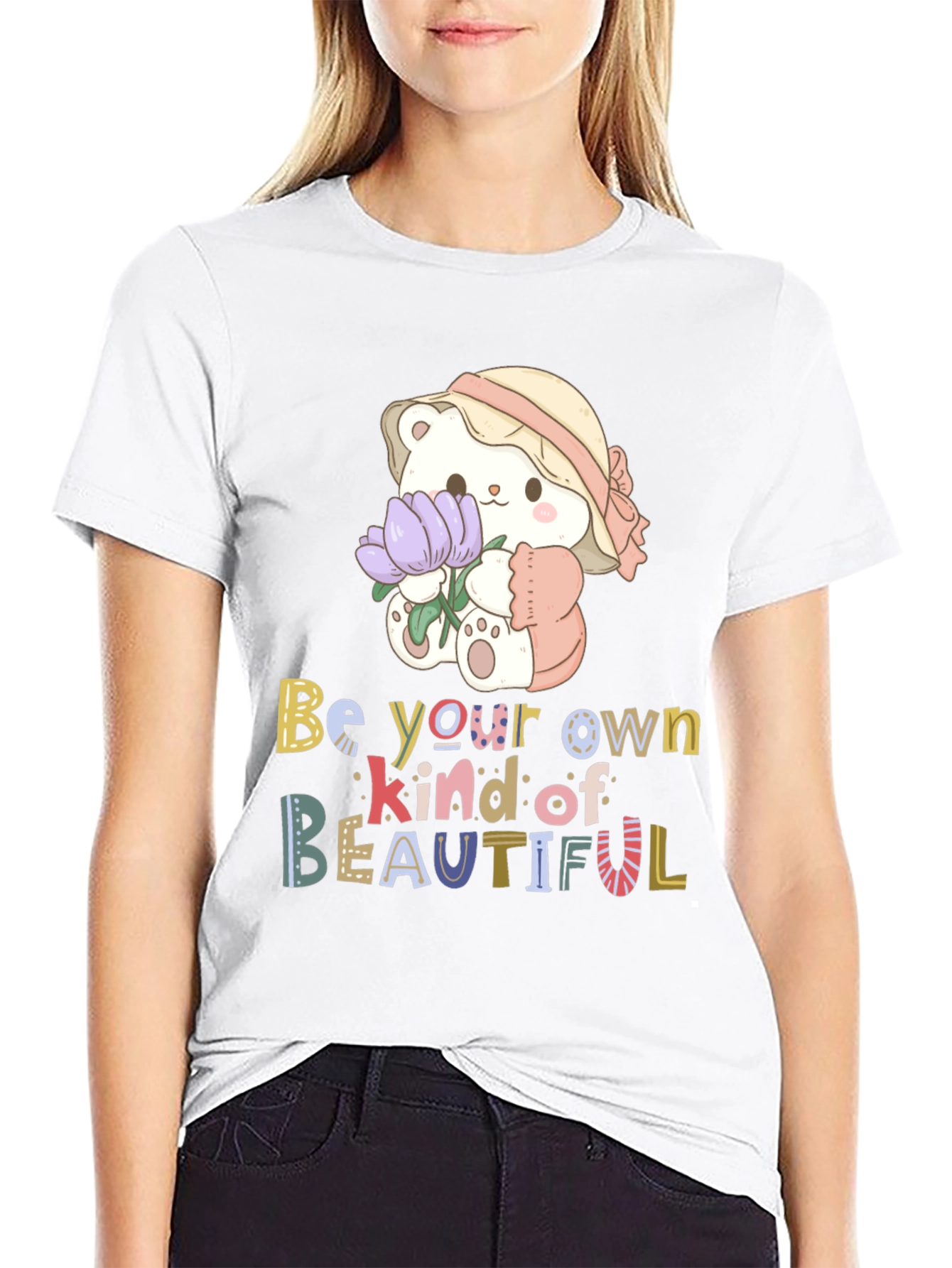 Cute Bear Be Your Own Kind of Beautiful T-Shirt
