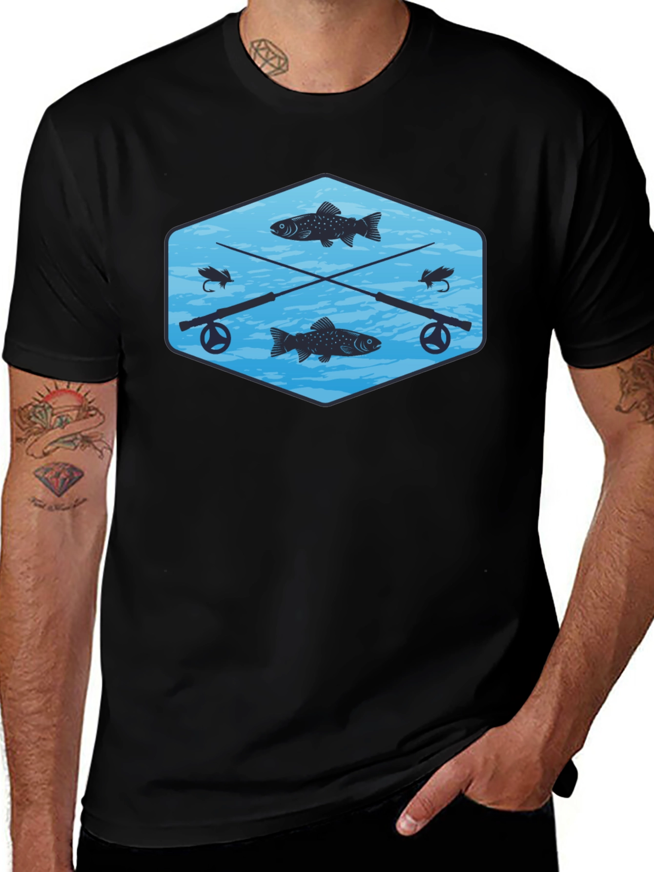 Fishing T-Shirt - Anglers Graphic Tee