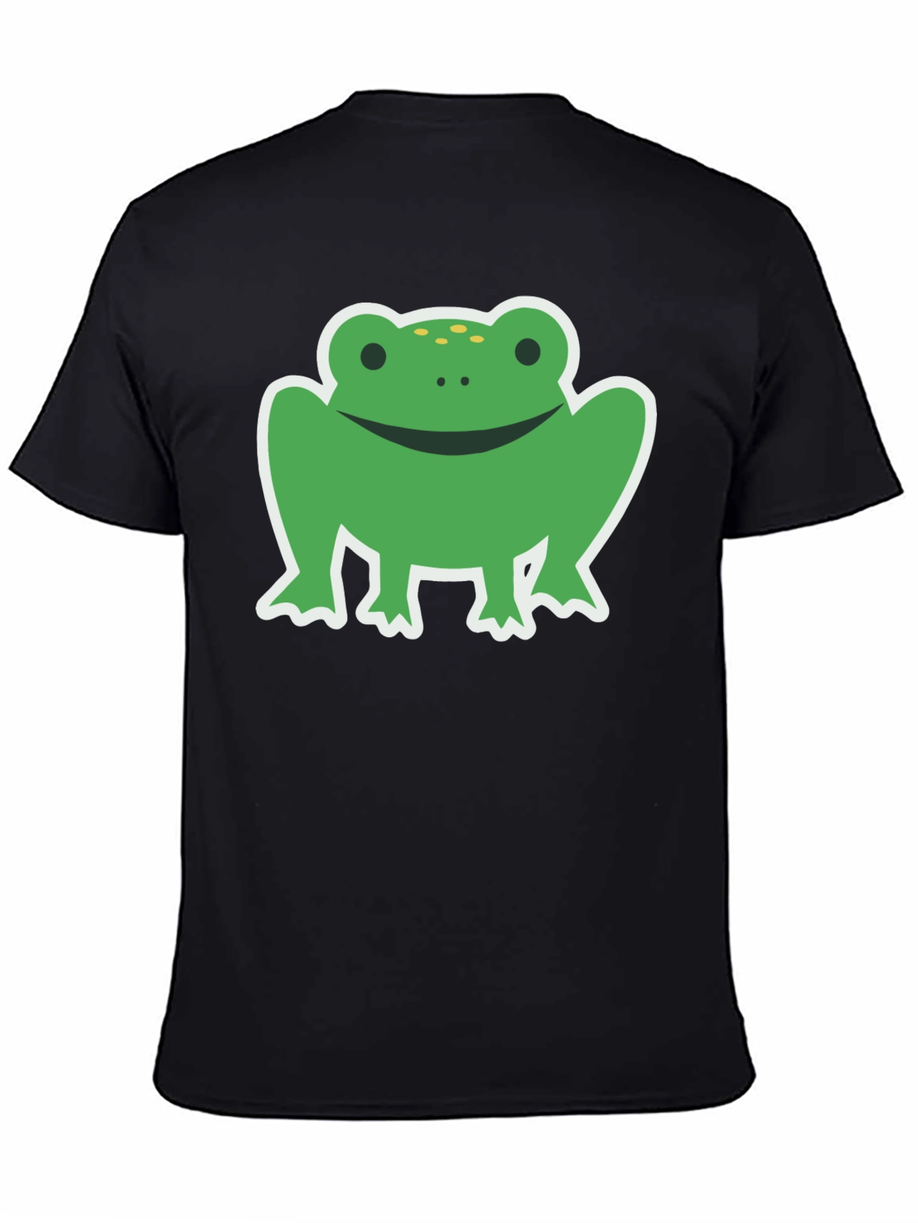 Frog Graphic Black T-Shirt - Casual Wear