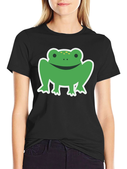 Frog Graphic Black T-Shirt - Casual Wear