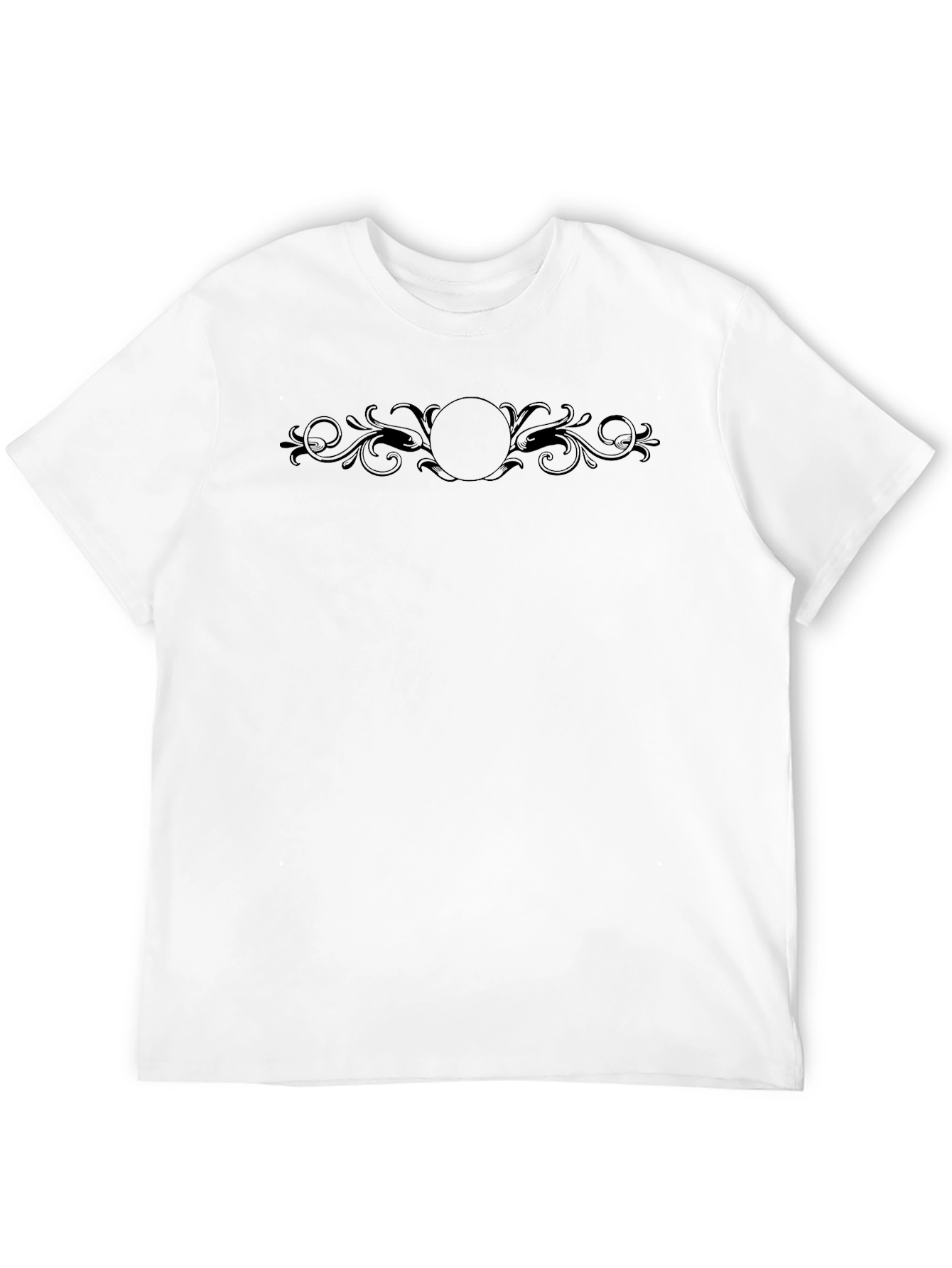Elegant Black Graphic Tee