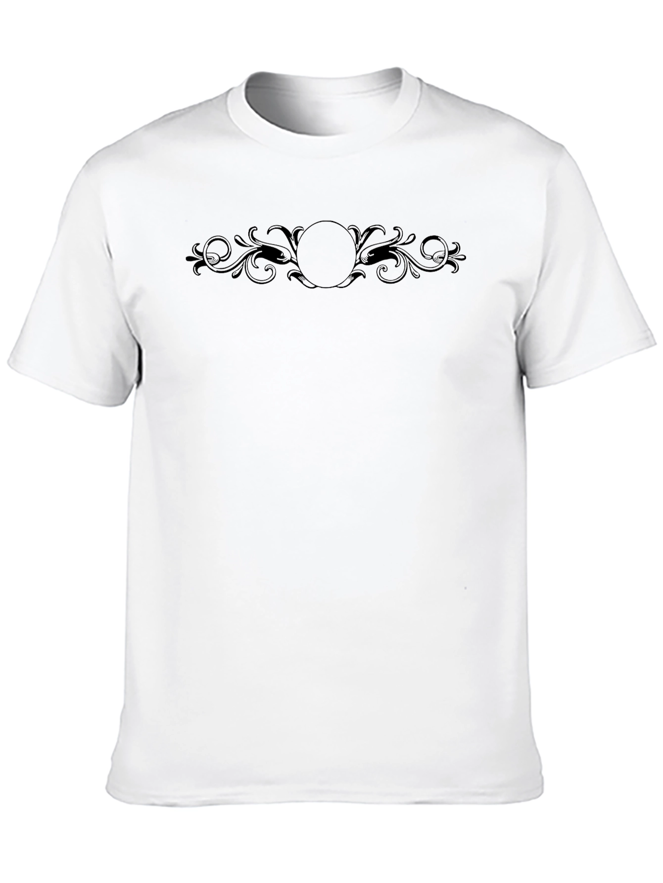 Elegant Black Graphic Tee