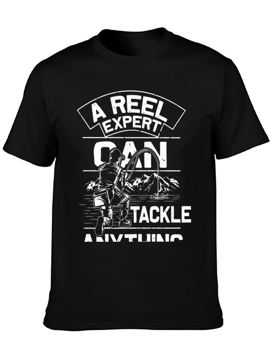 A Reel Expert T-Shirt Fishing Humor Tee