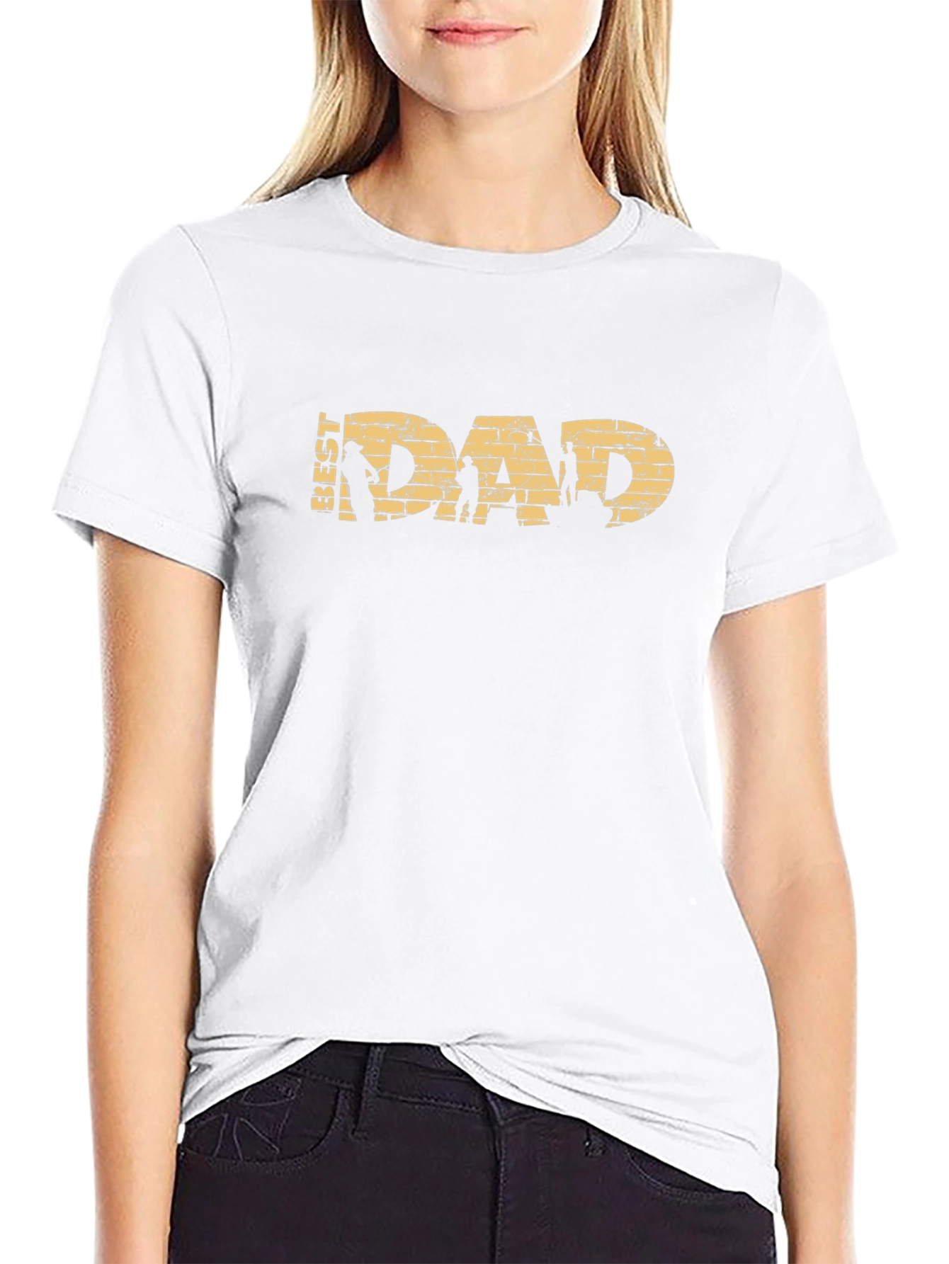 Best Dad T-Shirt - Brick Design