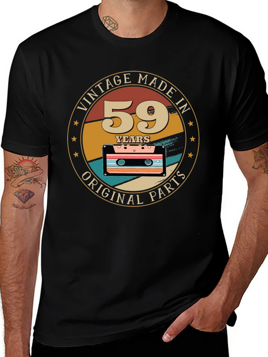 Vintage 59th Birthday Cassette T-Shirt