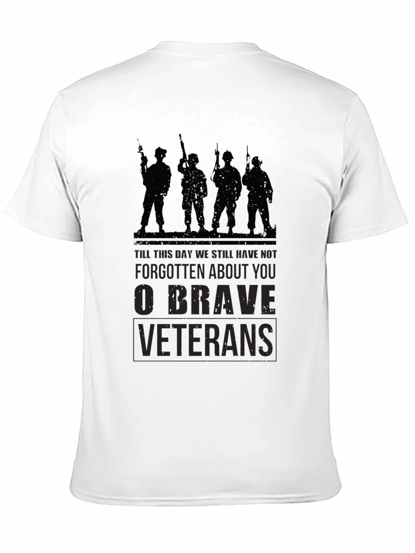 O Brave Veterans Graphic T-Shirt - Military Tribute Tee