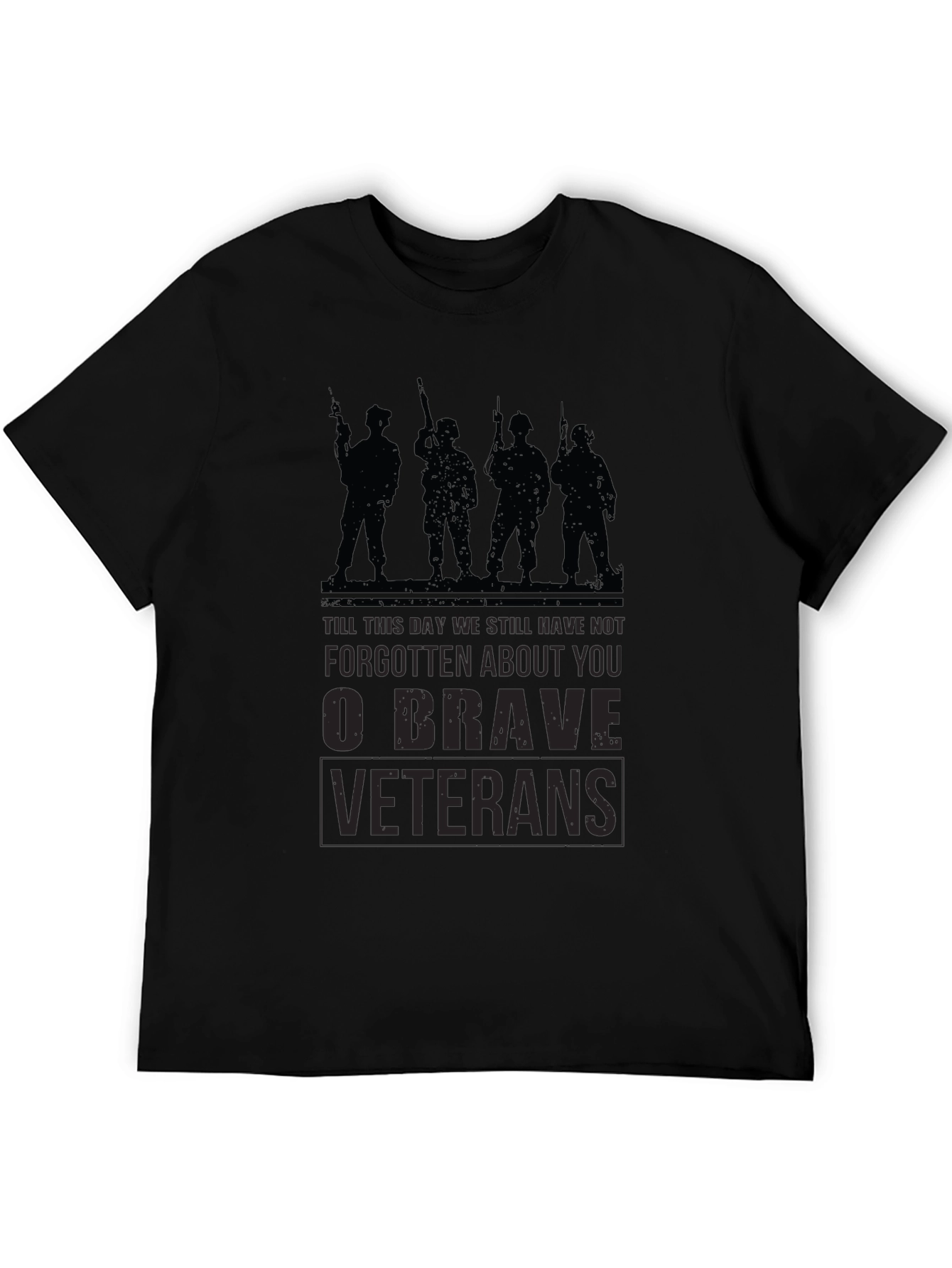 O Brave Veterans Graphic T-Shirt - Military Tribute Tee