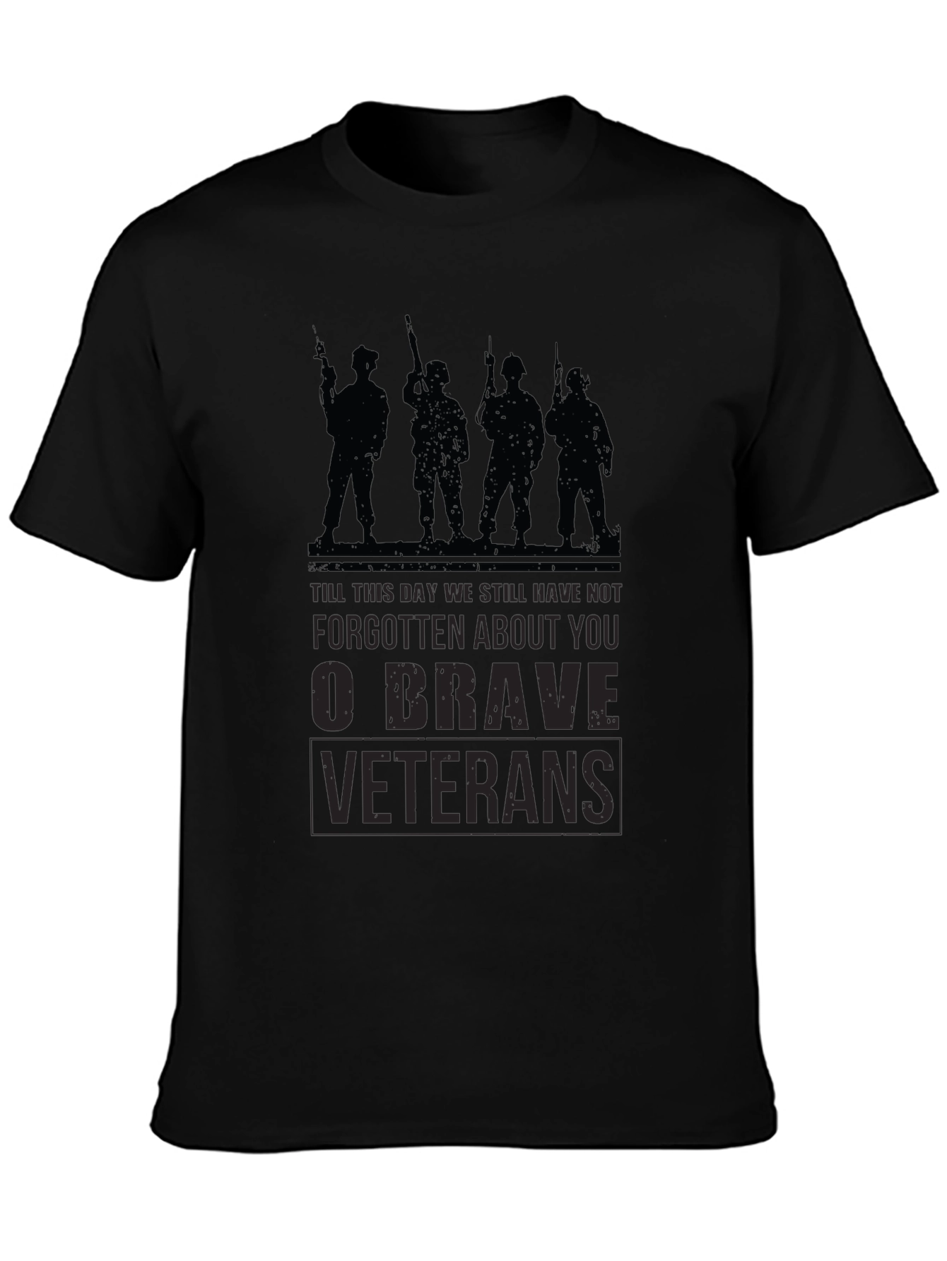 O Brave Veterans Graphic T-Shirt - Military Tribute Tee