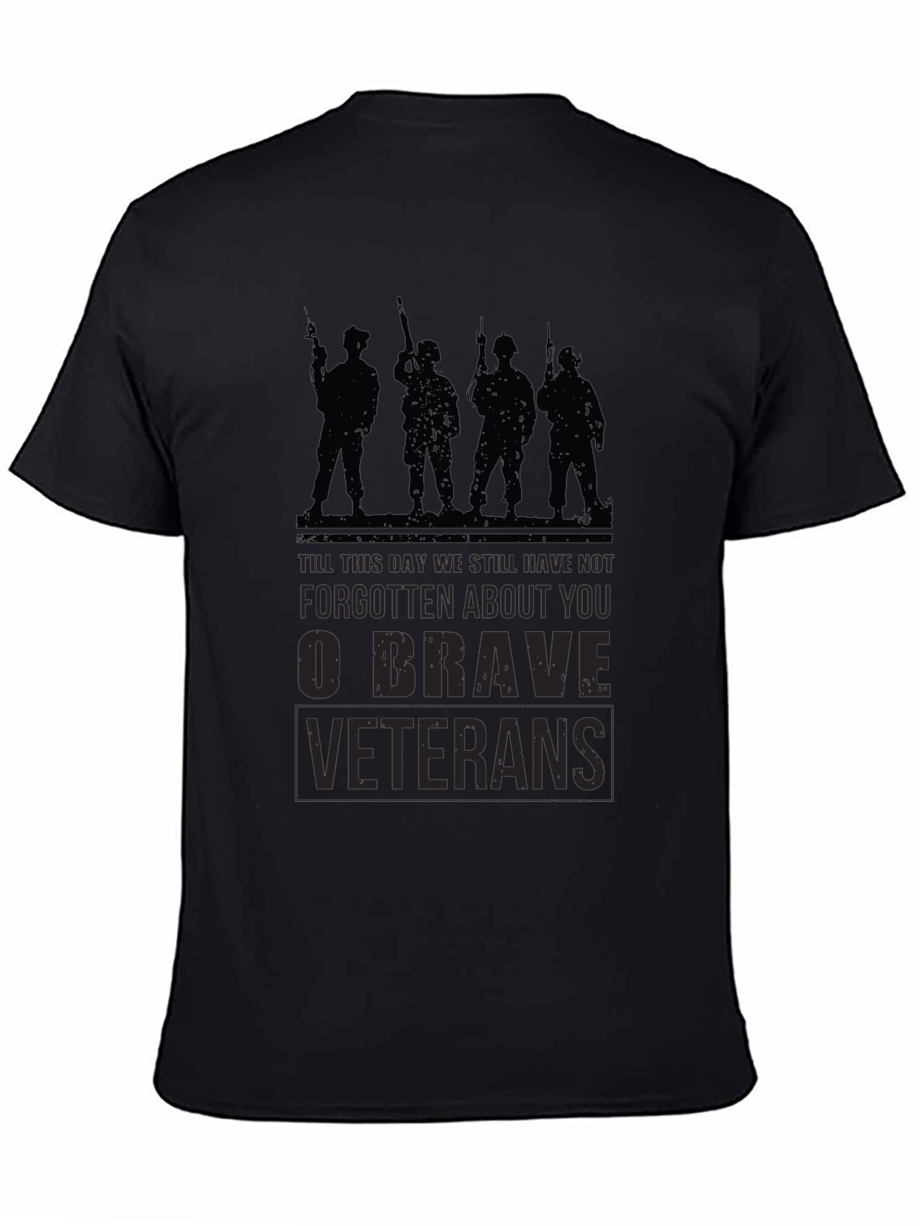 O Brave Veterans Graphic T-Shirt - Military Tribute Tee