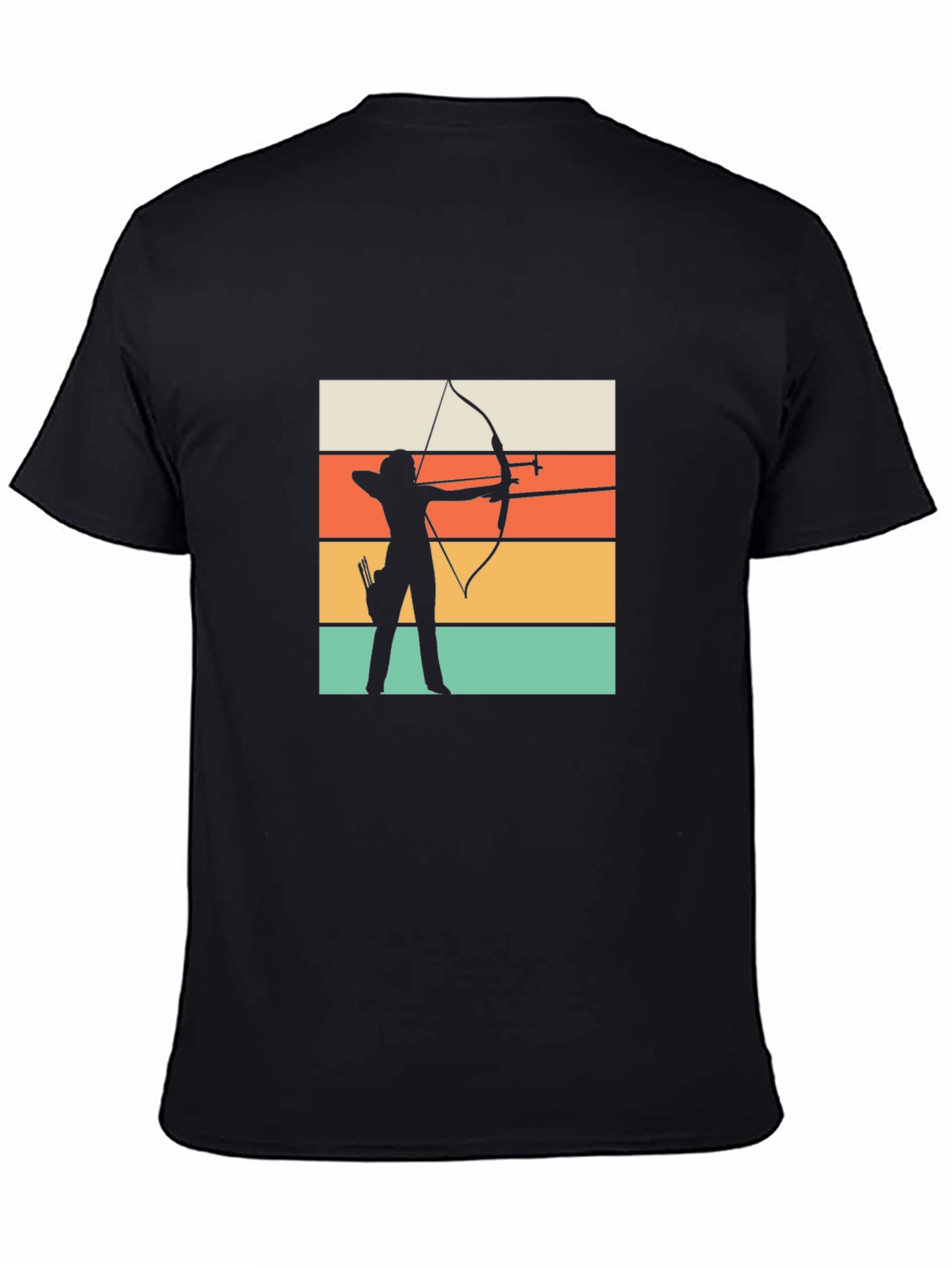 Archery Silhouette Retro T-Shirt