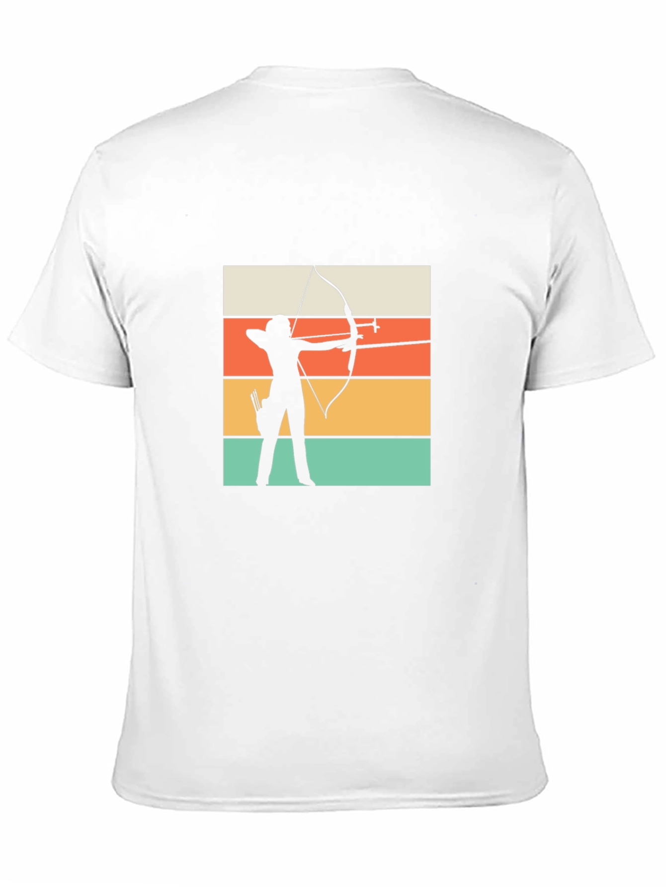 Archery Silhouette Retro T-Shirt
