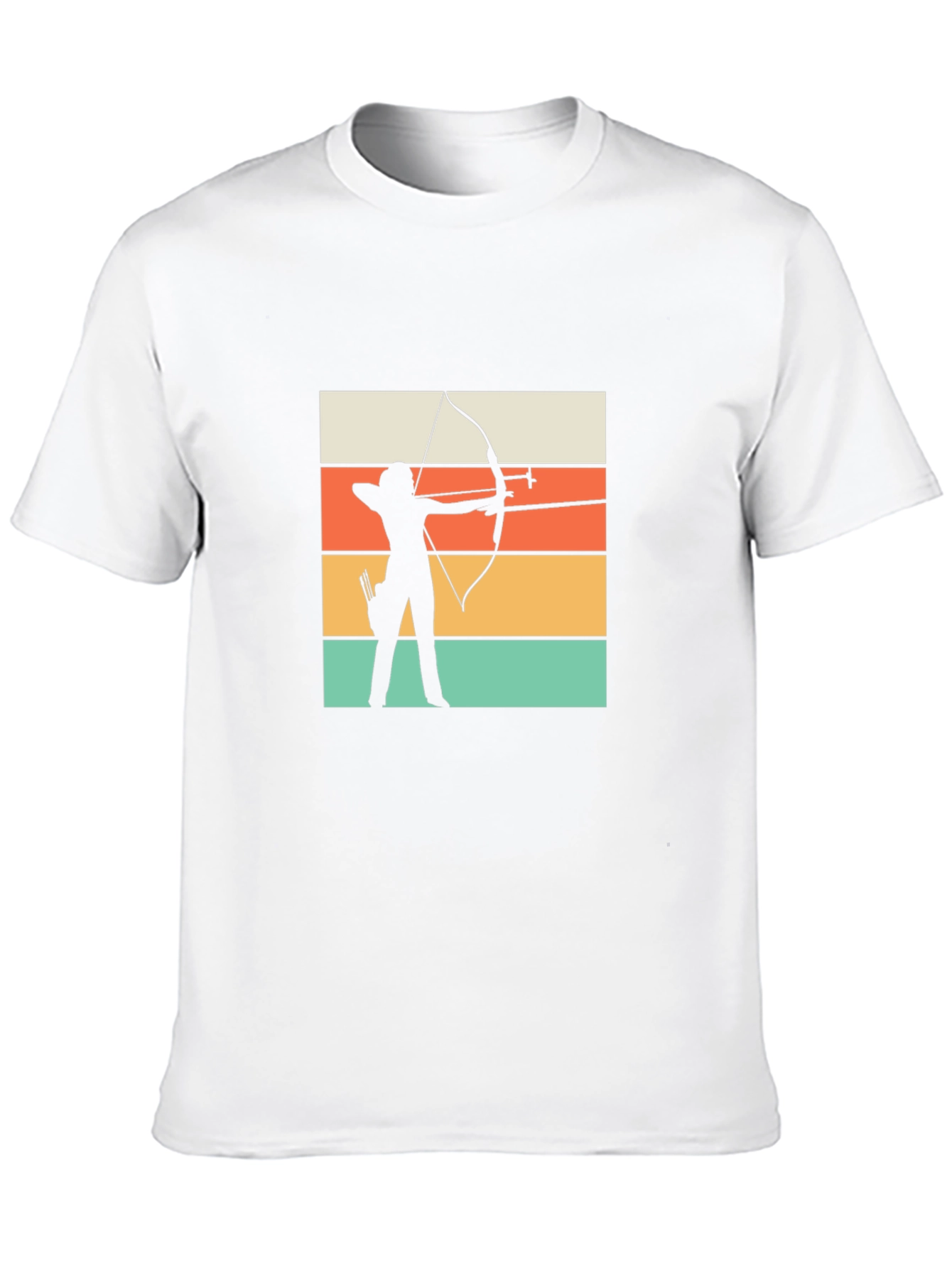 Archery Silhouette Retro T-Shirt