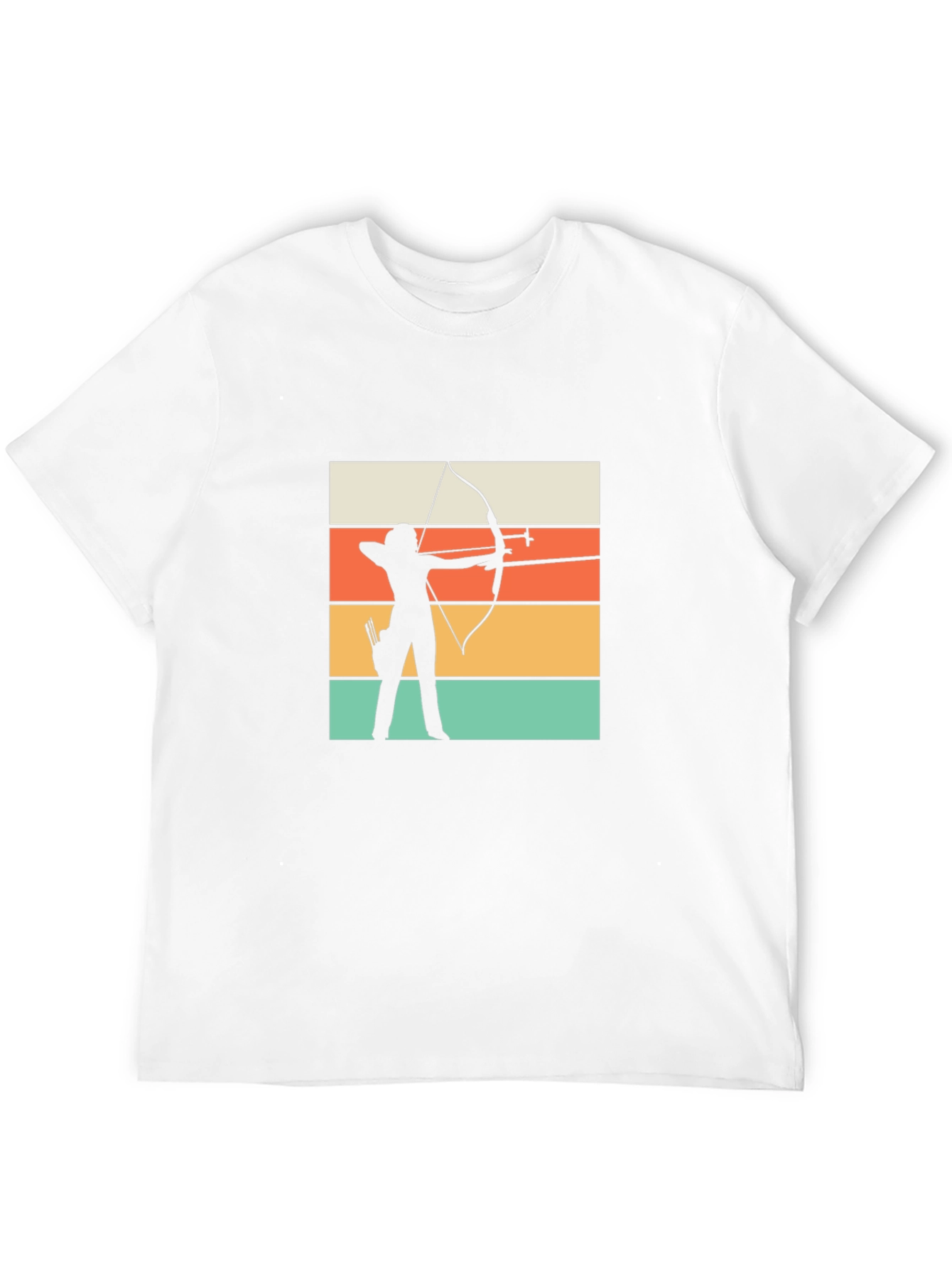 Archery Silhouette Retro T-Shirt