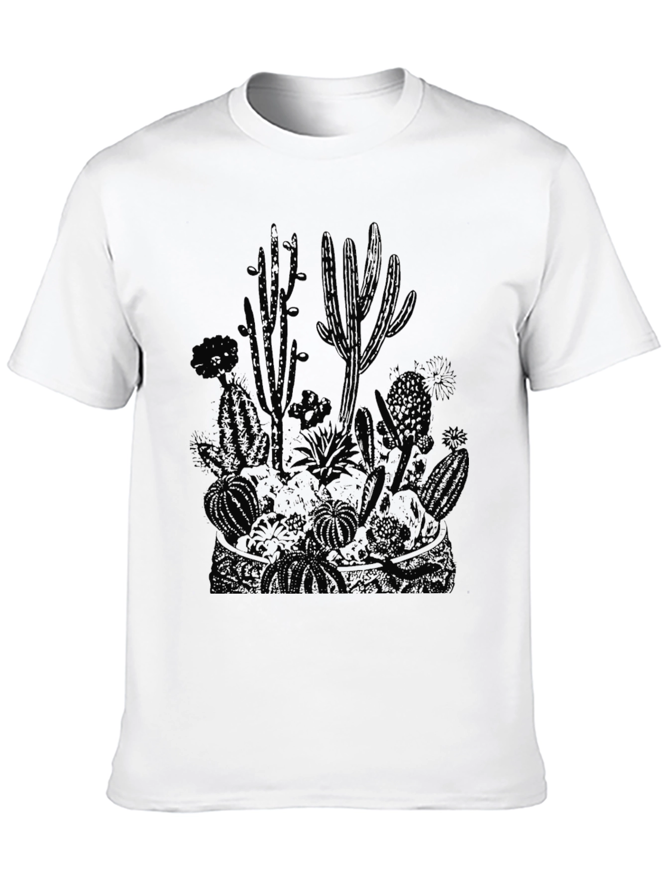 Desert Cactus Graphic Print T-Shirt