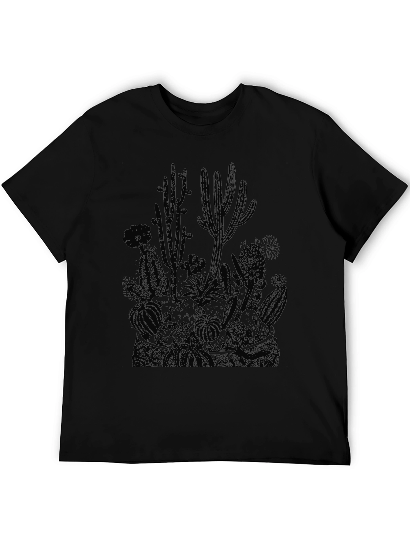 Desert Cactus Graphic Print T-Shirt