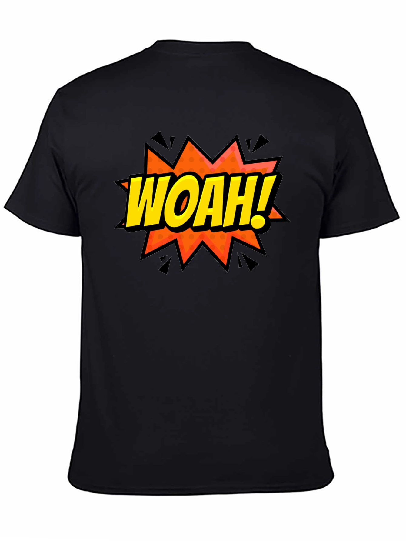 WOAH! Graphic Print Crew Neck T-Shirt