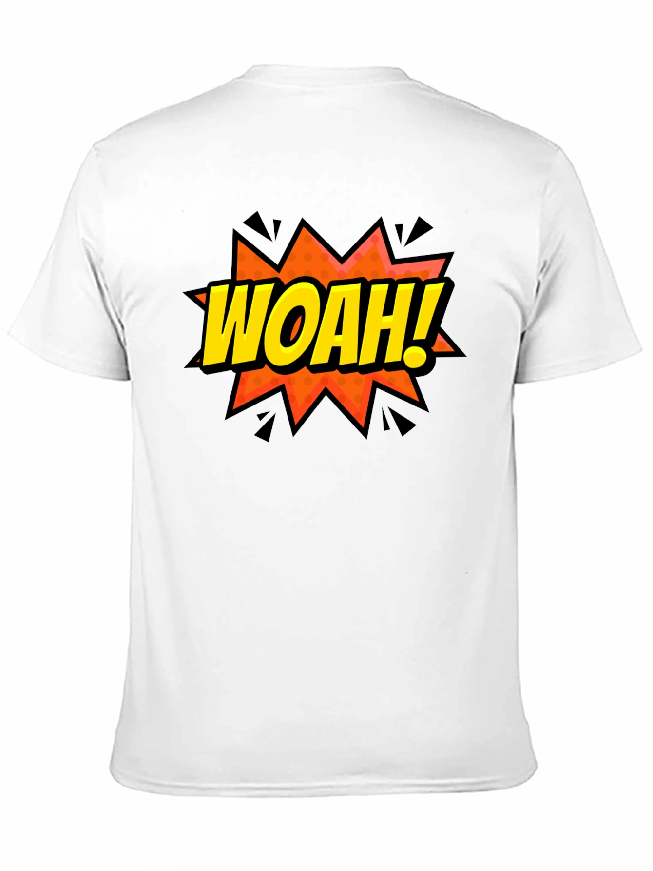 WOAH! Graphic Print Crew Neck T-Shirt