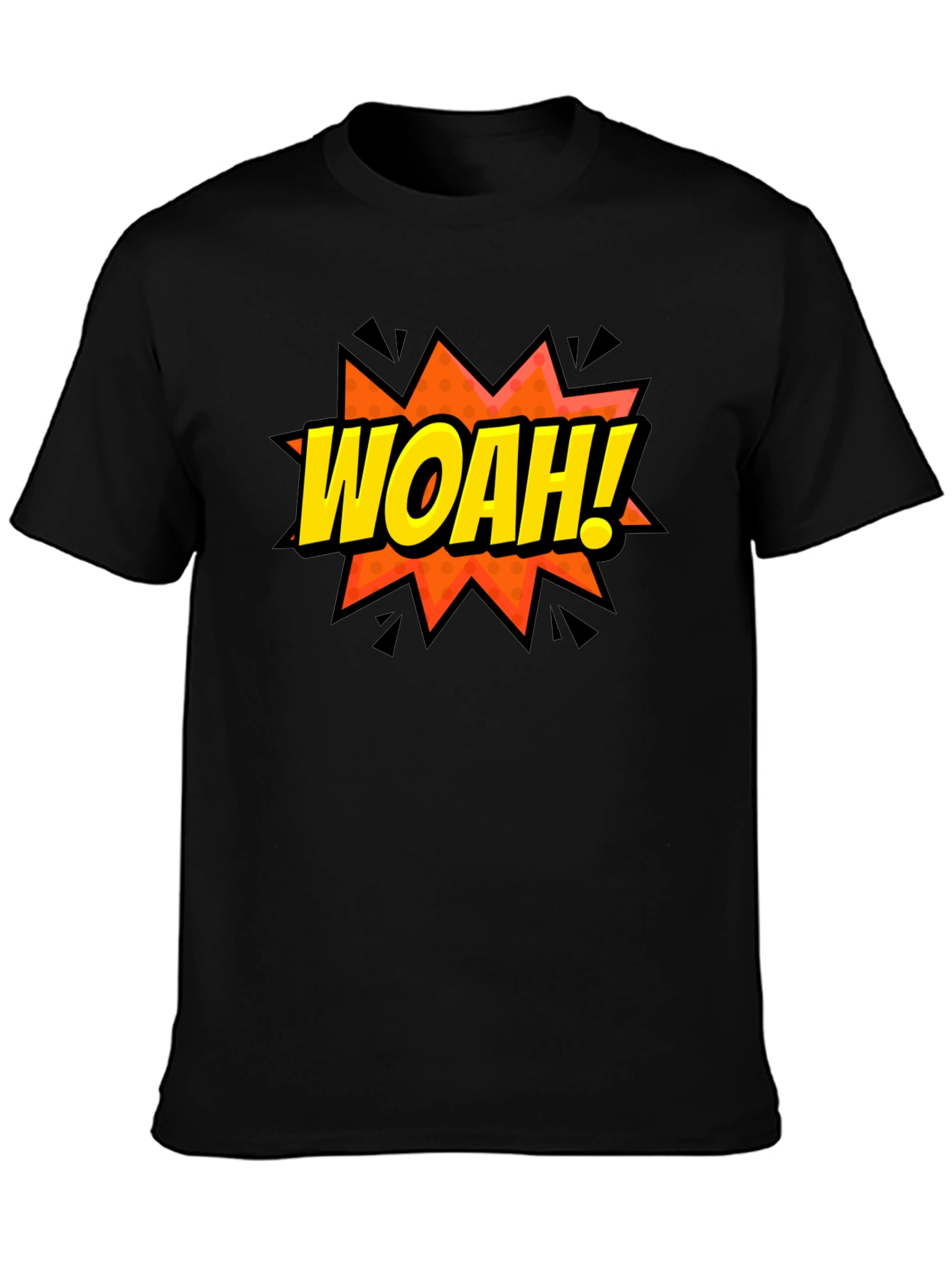 WOAH! Graphic Print Crew Neck T-Shirt