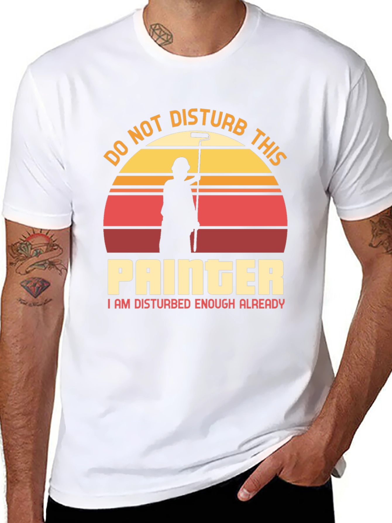 Do Not Disturb Painter Graphic T-Shirt
