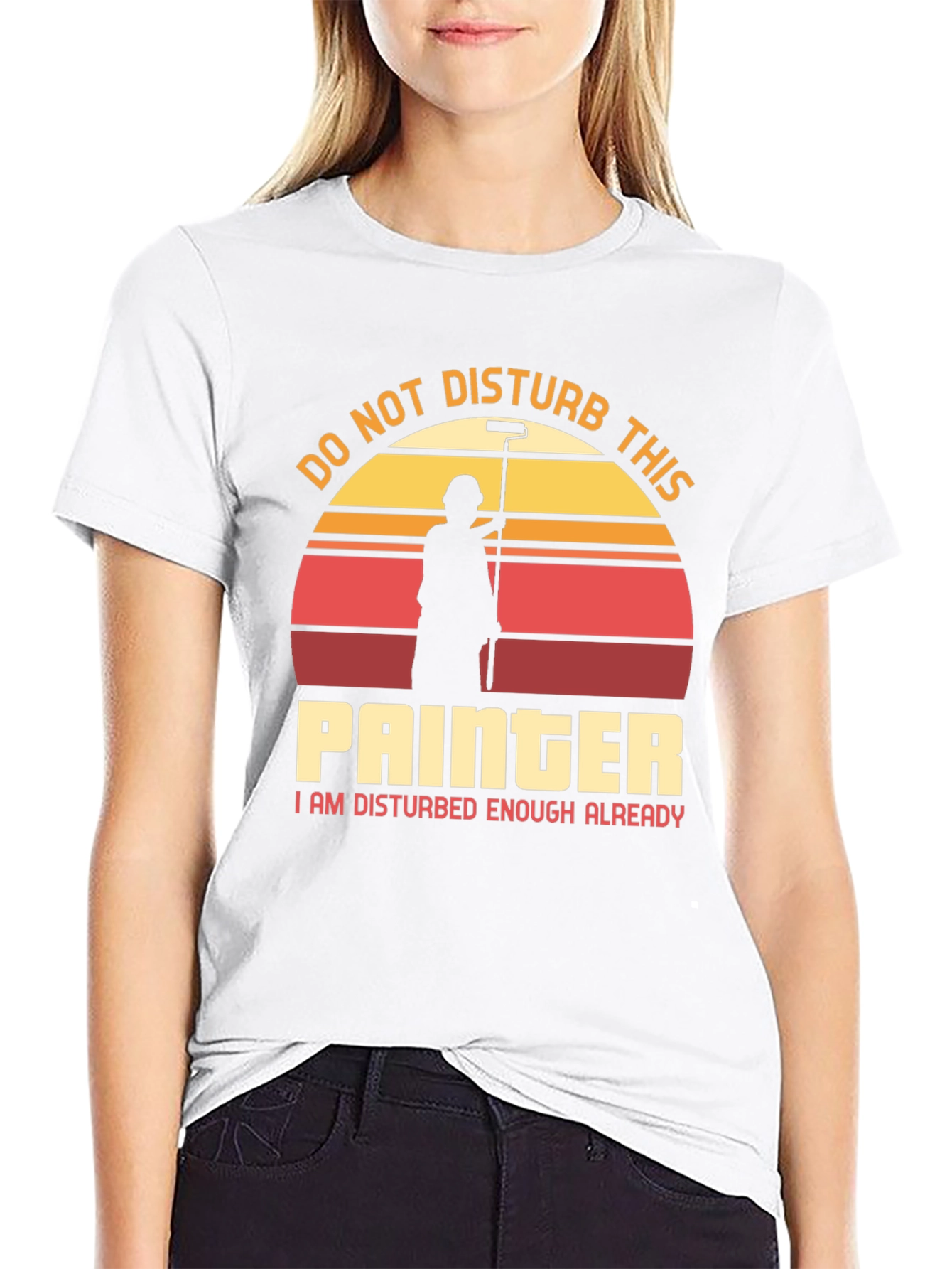 Do Not Disturb Painter Graphic T-Shirt