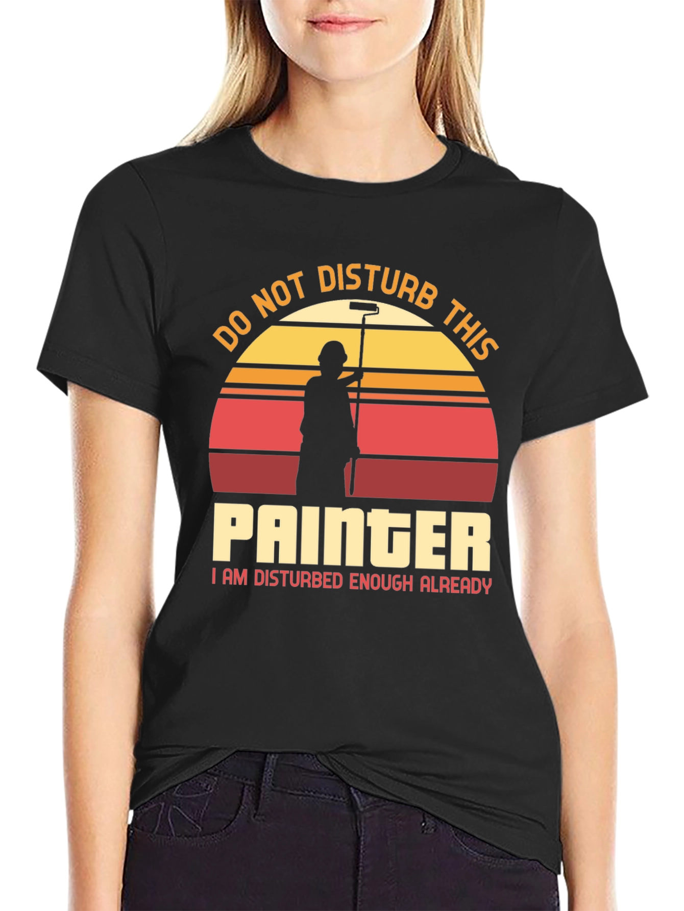 Do Not Disturb Painter Graphic T-Shirt