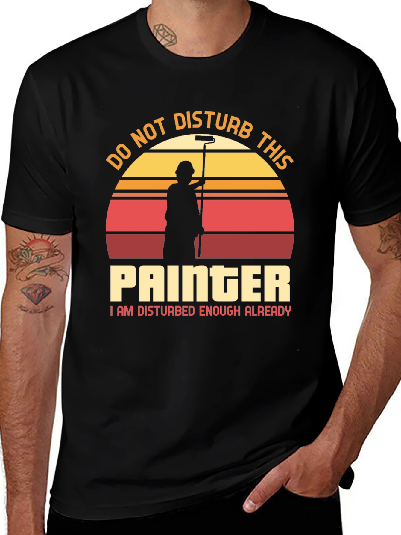 Do Not Disturb Painter Graphic T-Shirt