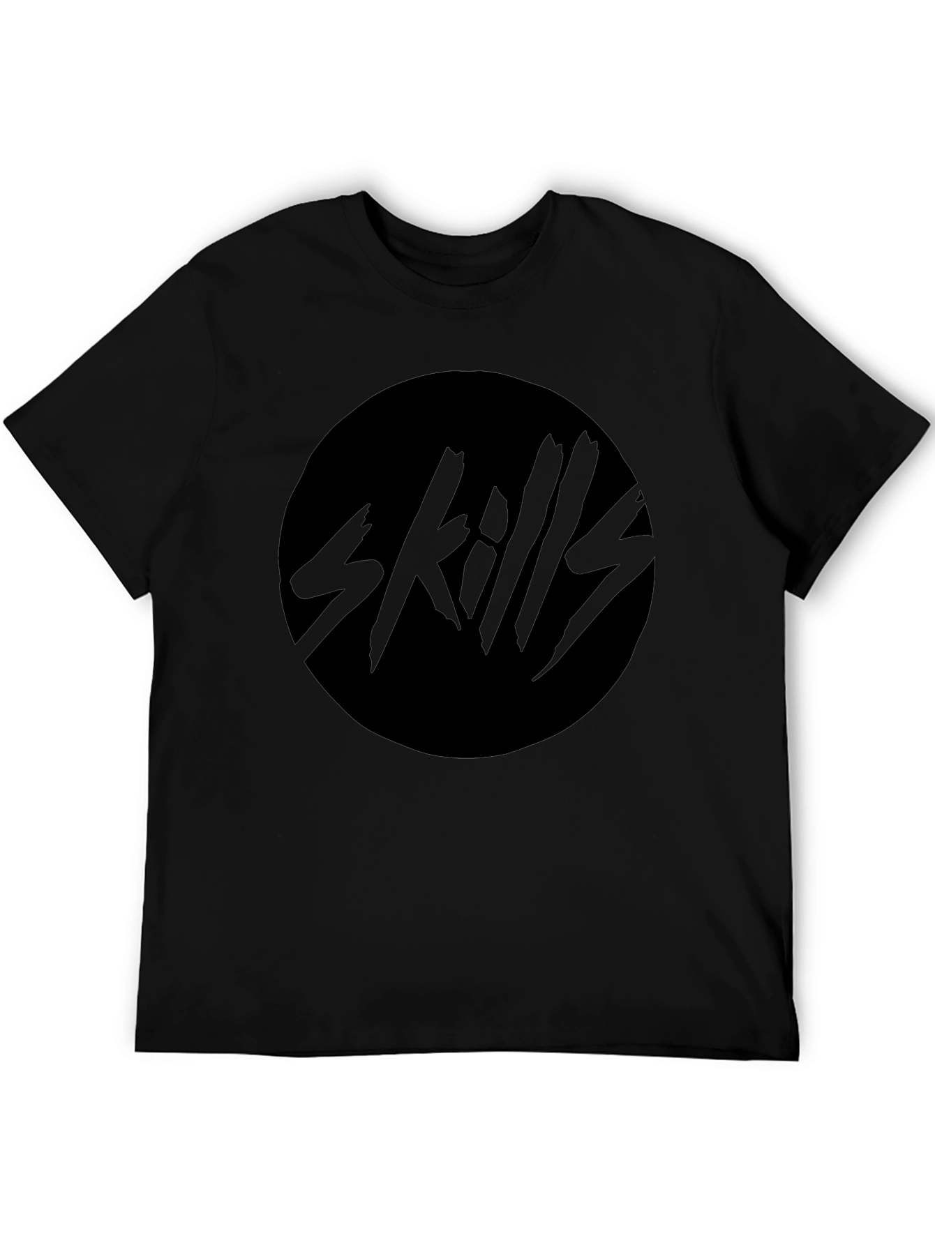 Skills Graphic Tee - Soft Black T-Shirt