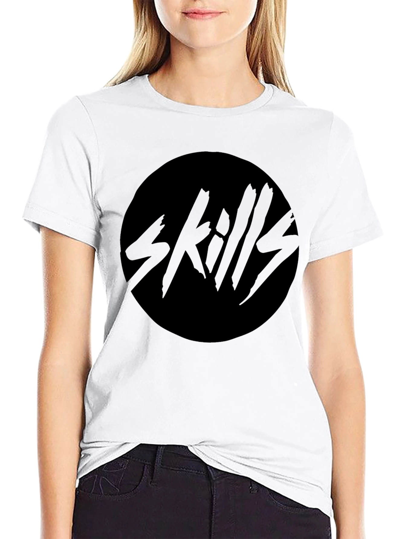 Skills Graphic Tee - Soft Black T-Shirt