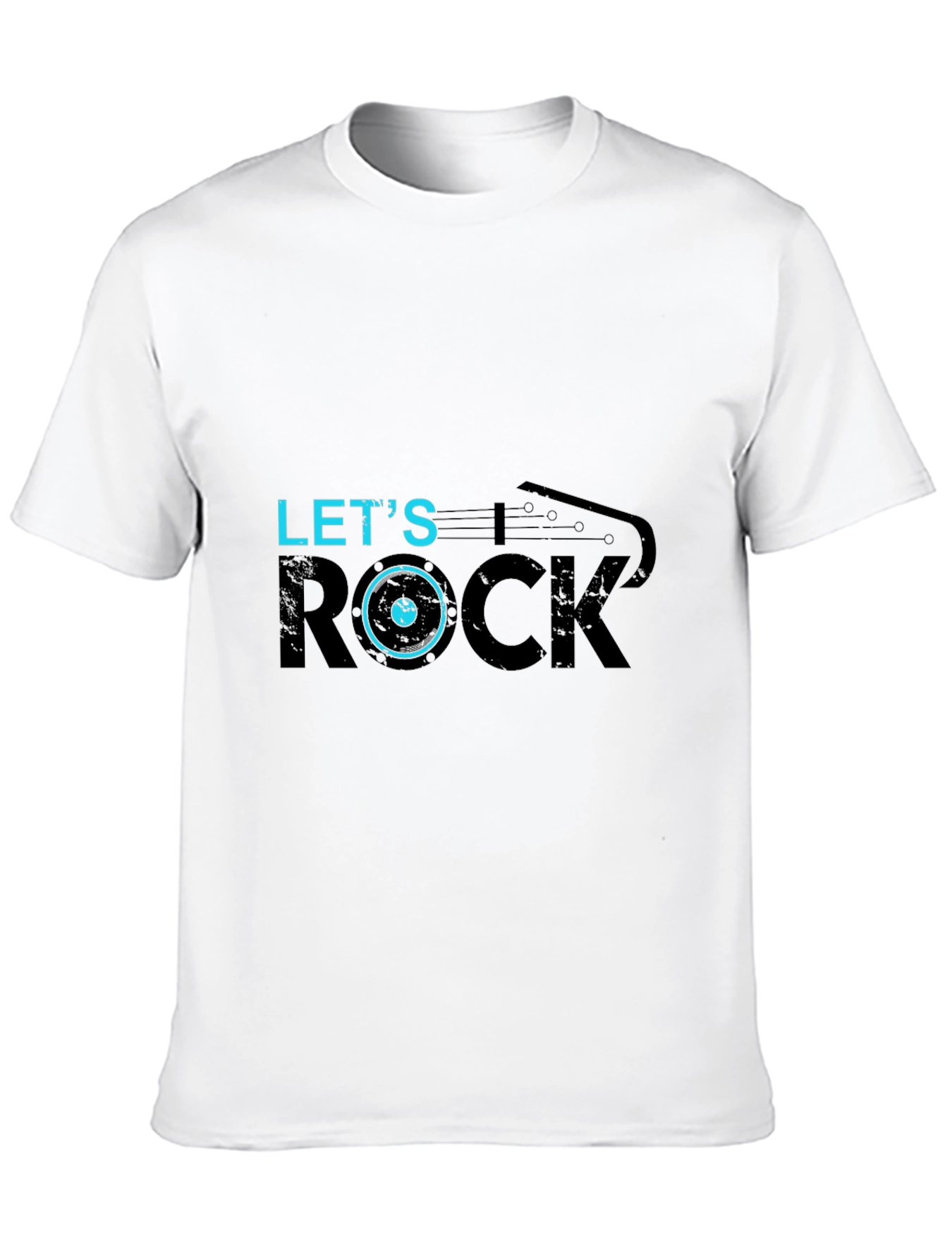 Lets Rock Graphic Tee - Stylish Music Lover T-Shirt