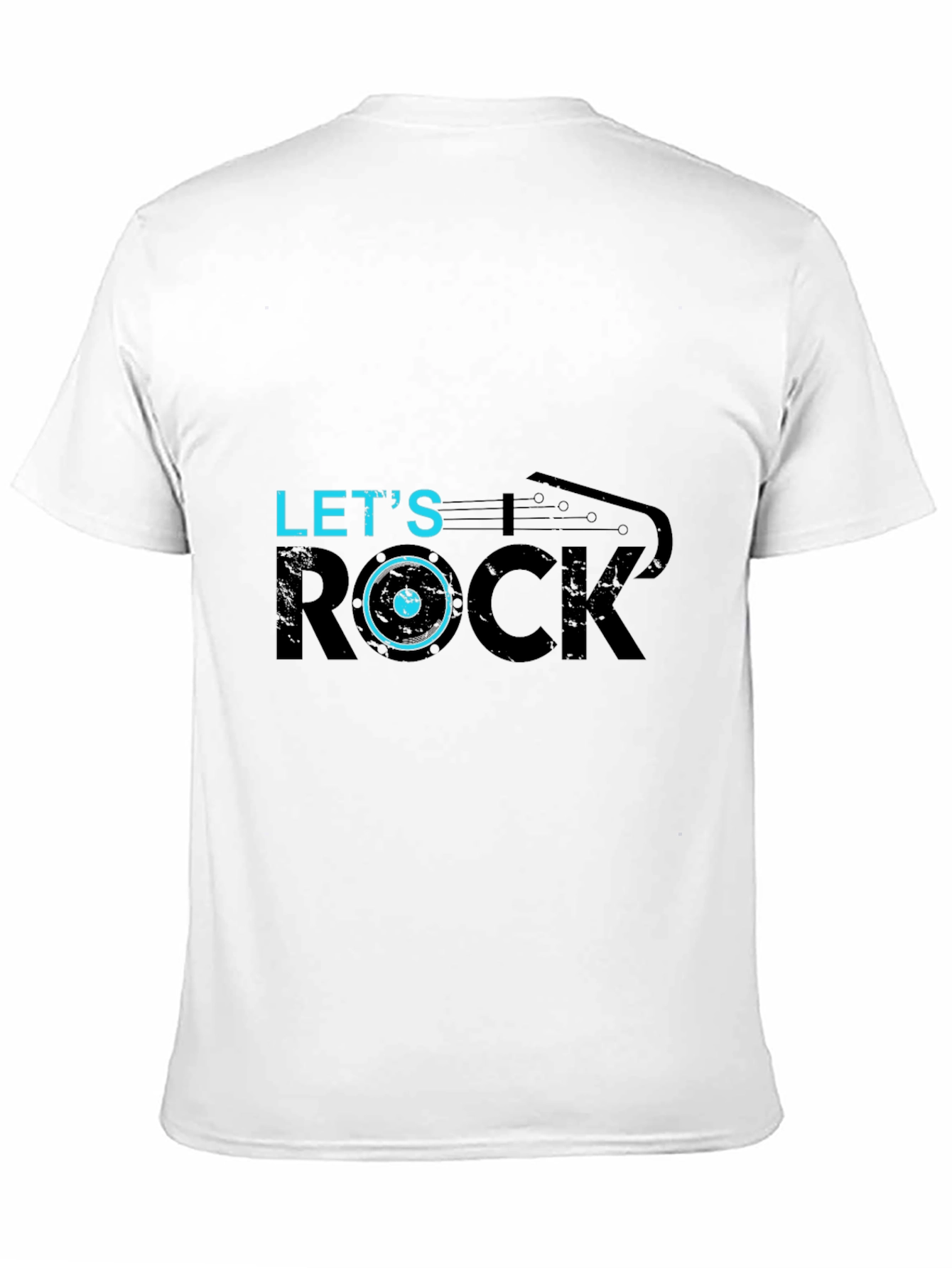 Lets Rock Graphic Tee - Stylish Music Lover T-Shirt