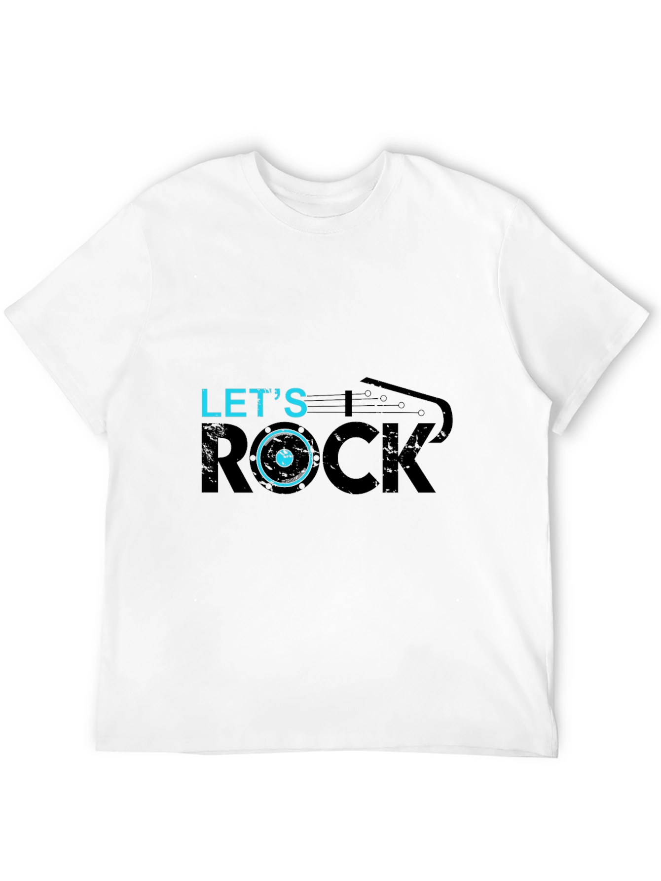 Lets Rock Graphic Tee - Stylish Music Lover T-Shirt