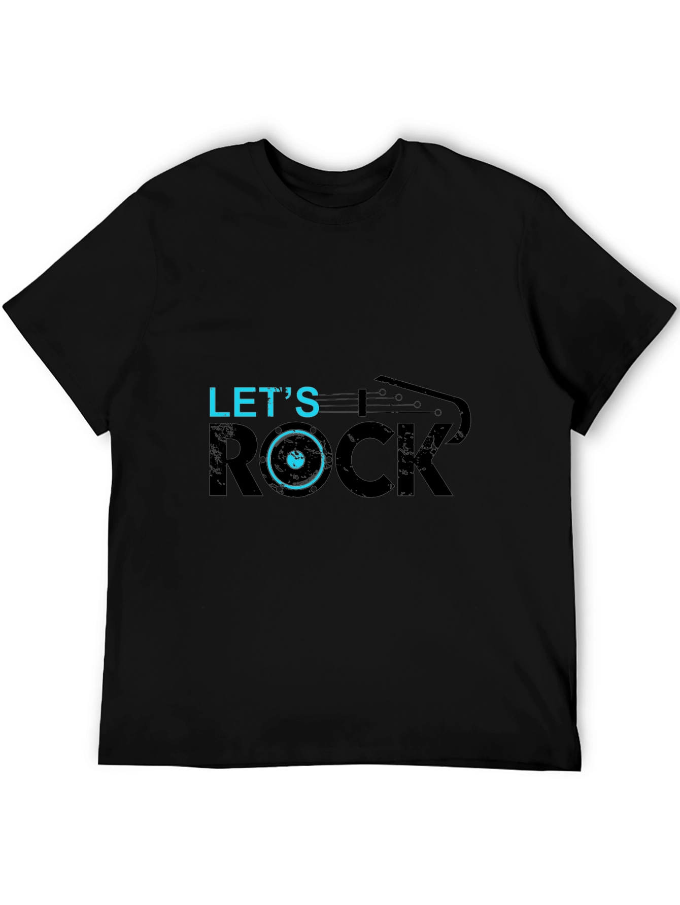 Lets Rock Graphic Tee - Stylish Music Lover T-Shirt