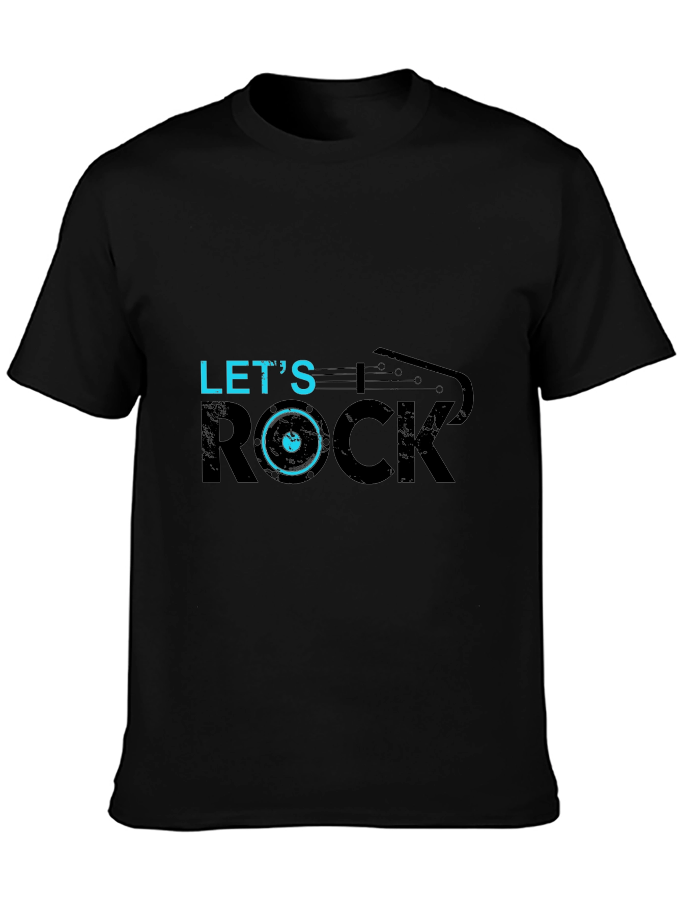 Lets Rock Graphic Tee - Stylish Music Lover T-Shirt