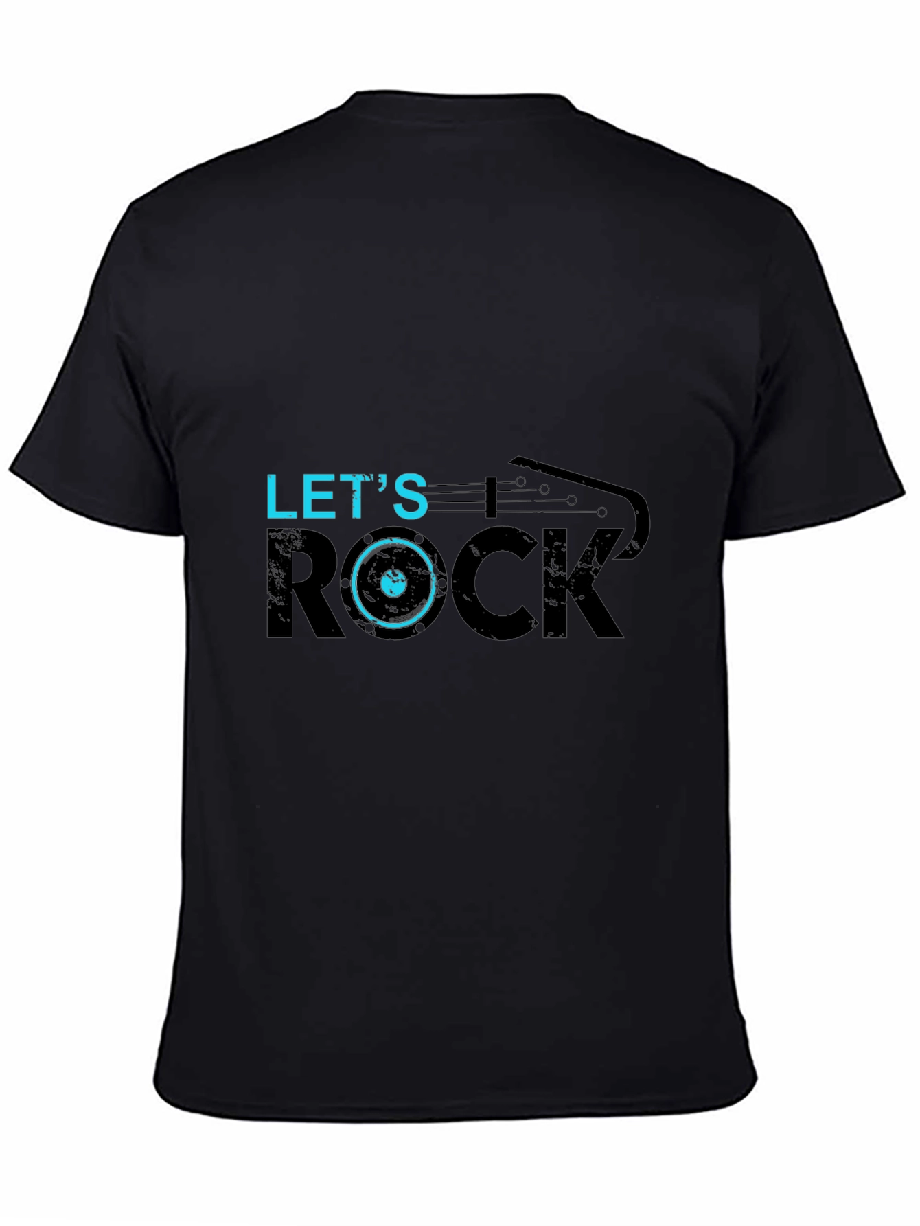 Lets Rock Graphic Tee - Stylish Music Lover T-Shirt