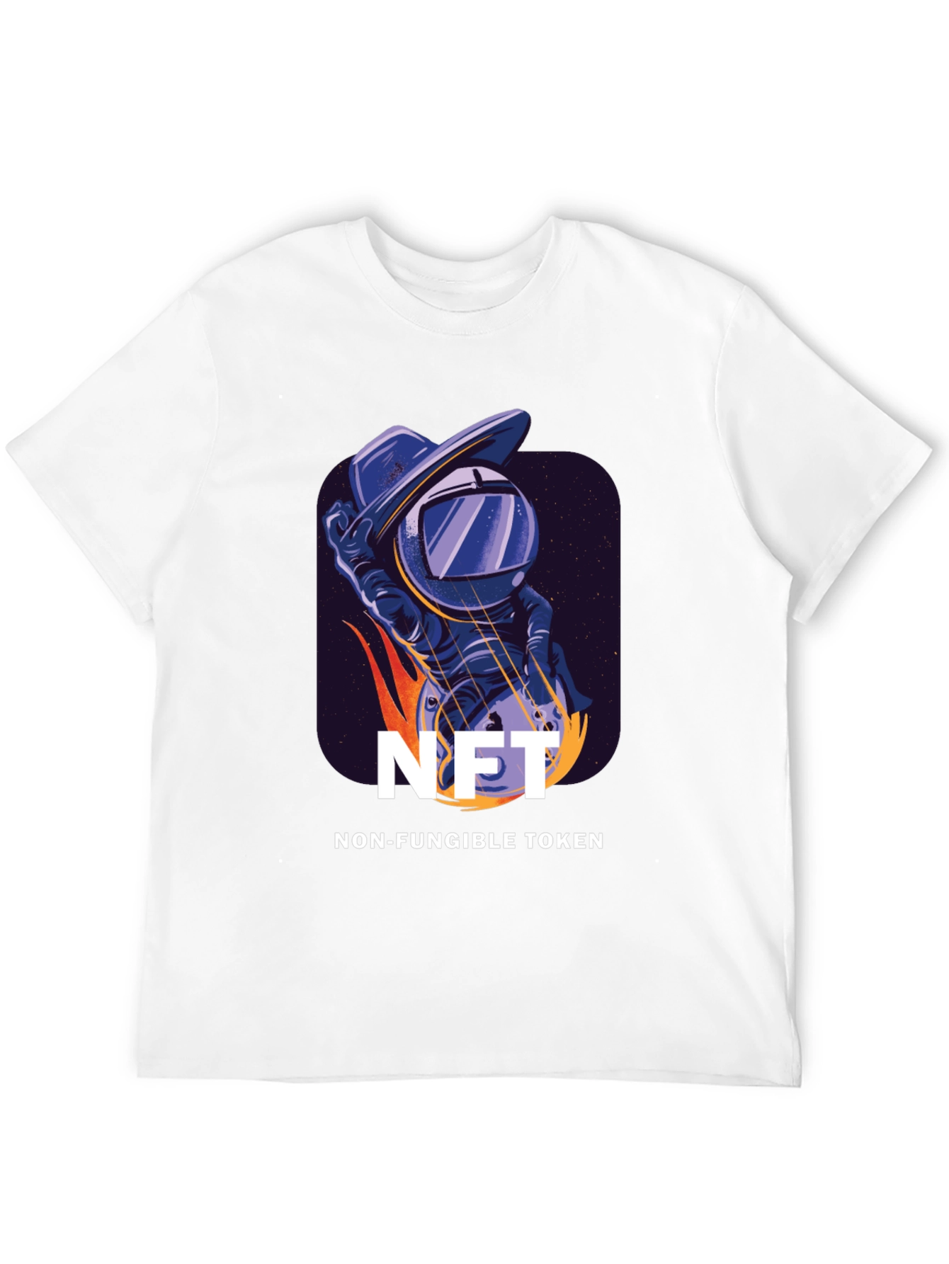 NFT Astronaut T-Shirt - Non-Fungible Token Design